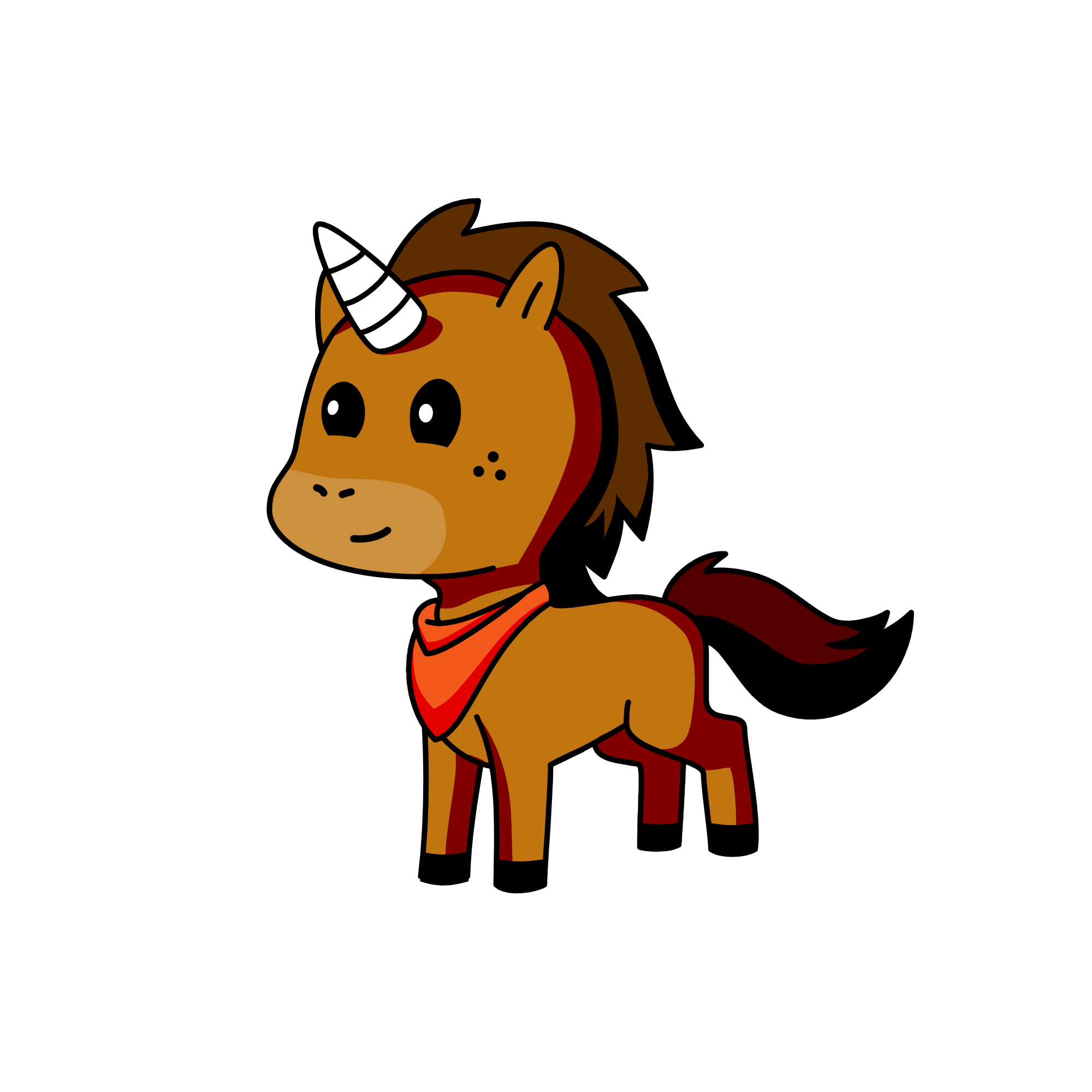 the old west unicorn, the unicorn