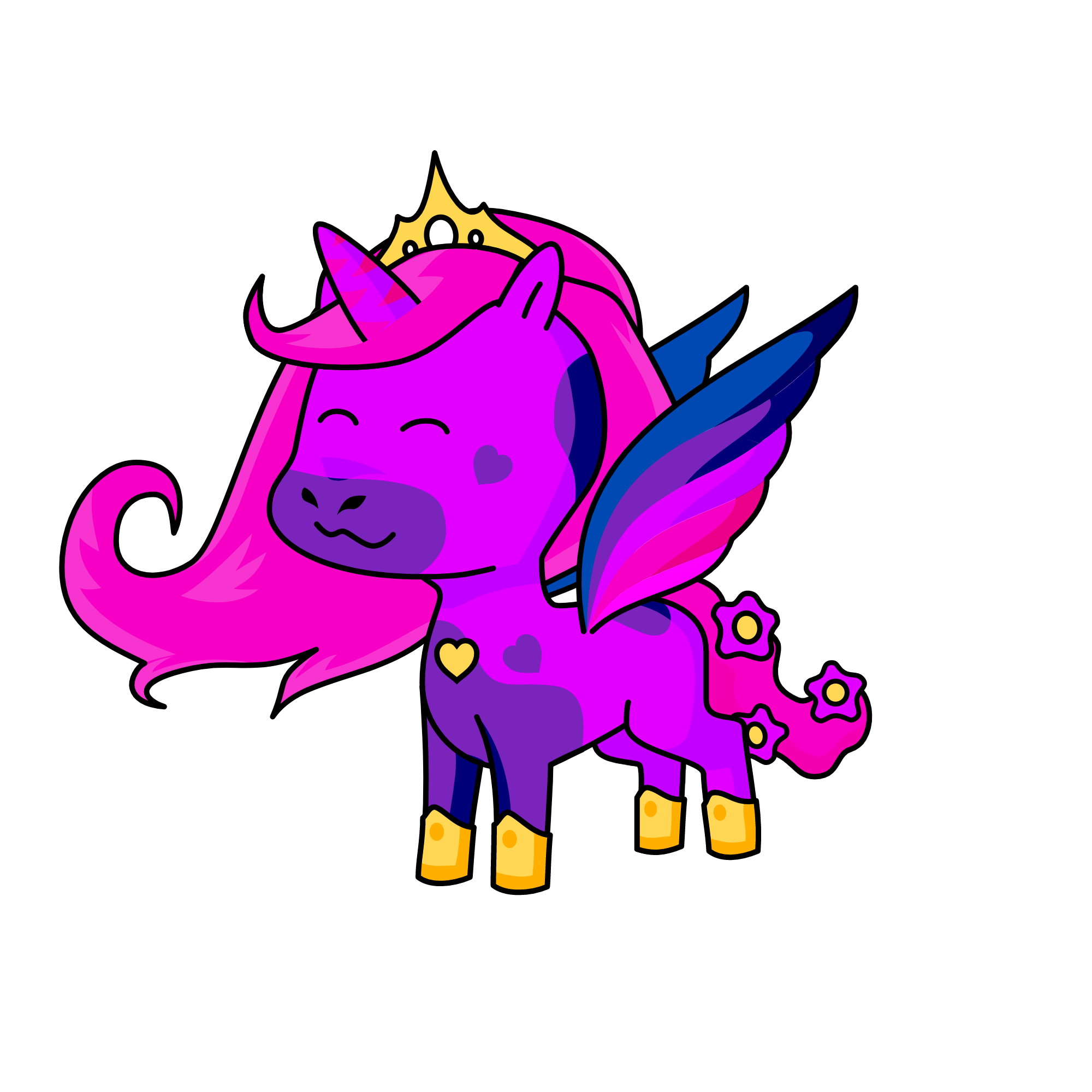 vaiolet, the unicorn
