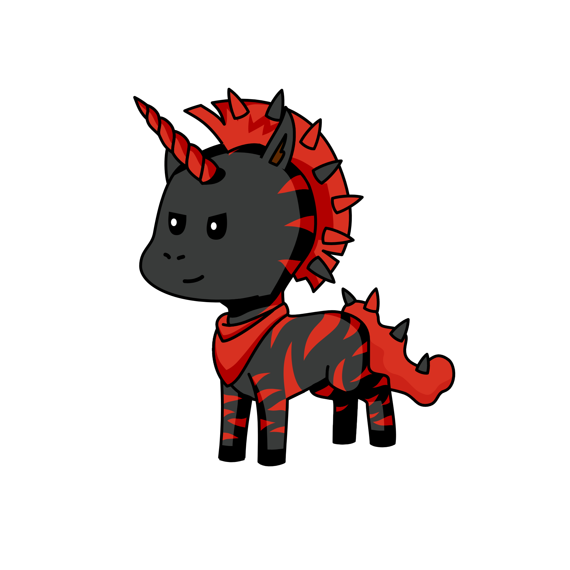 Spike, the unicorn