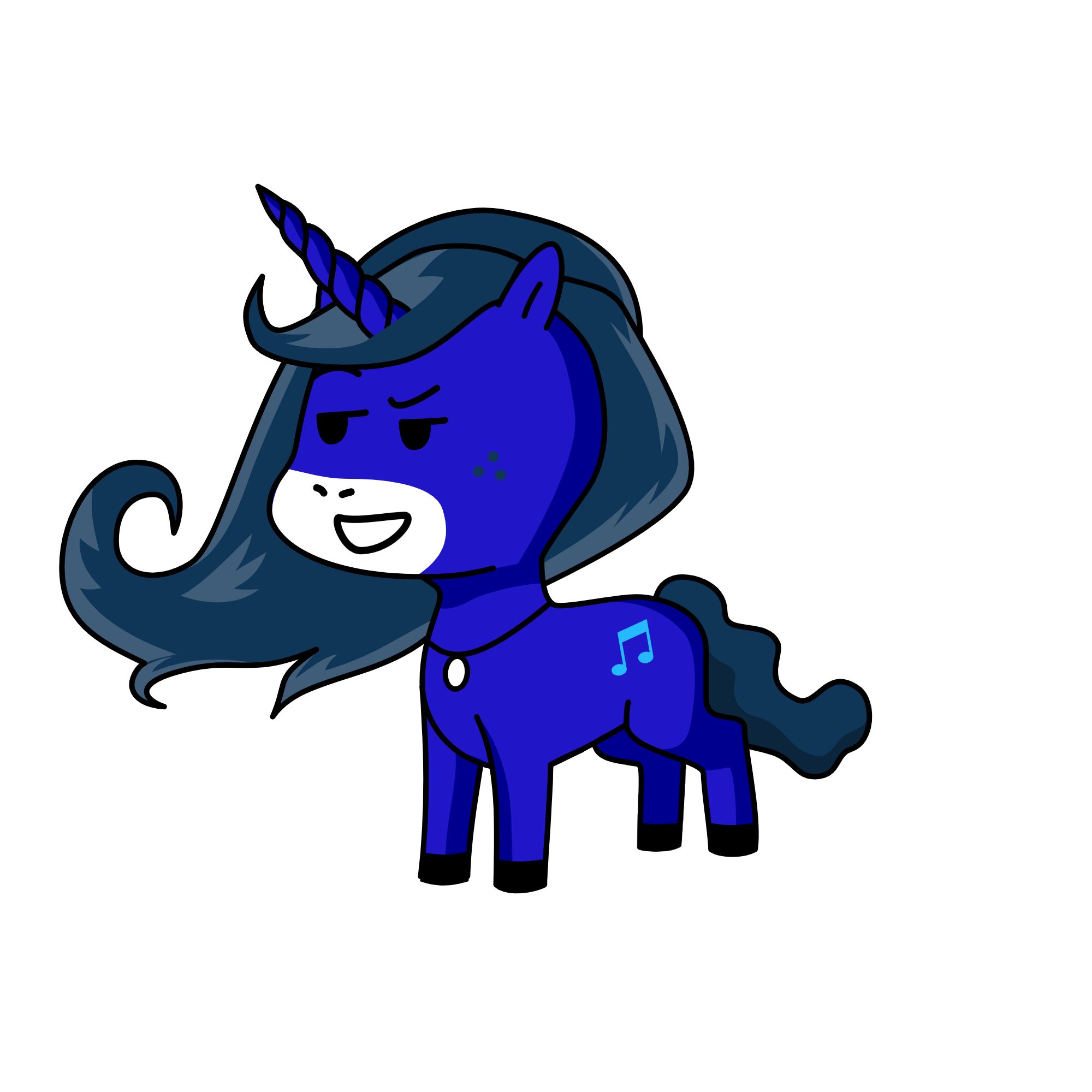 Murfie, the unicorn
