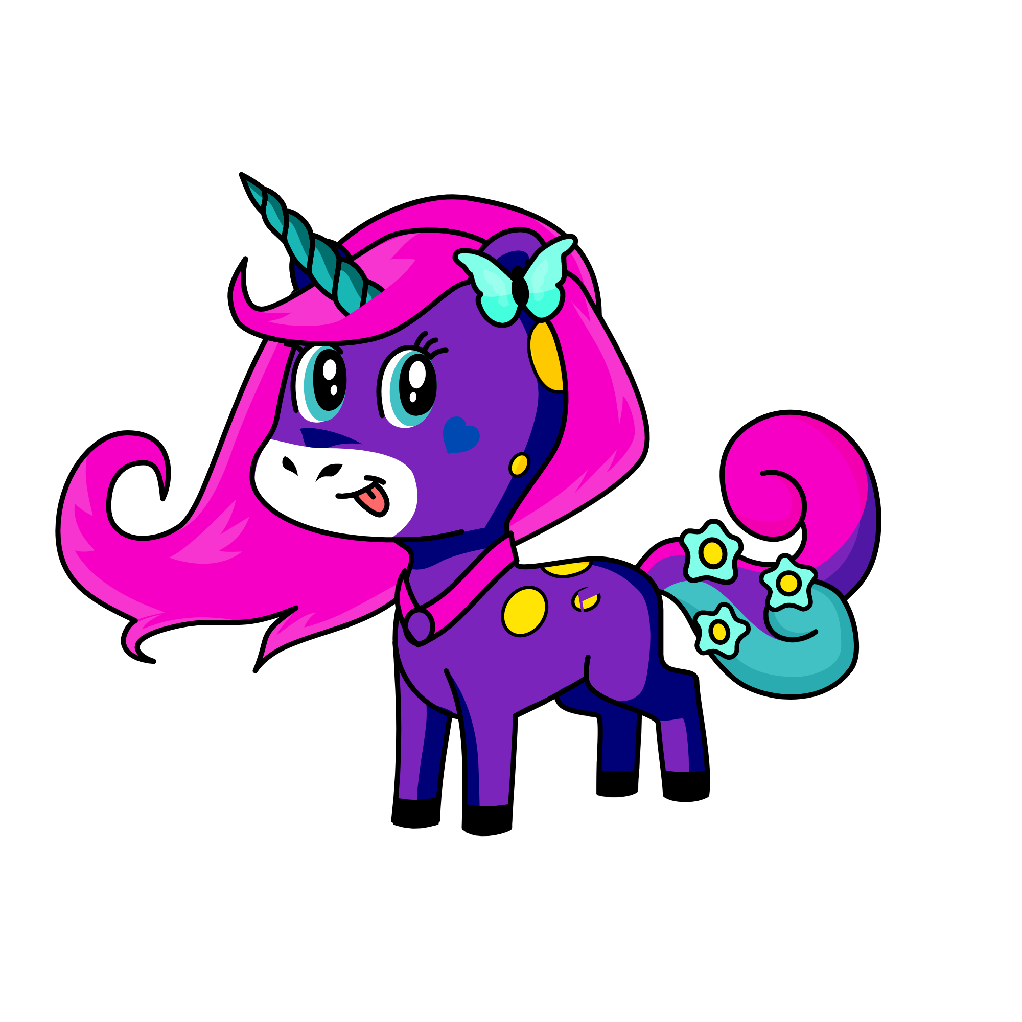Sassy, the unicorn