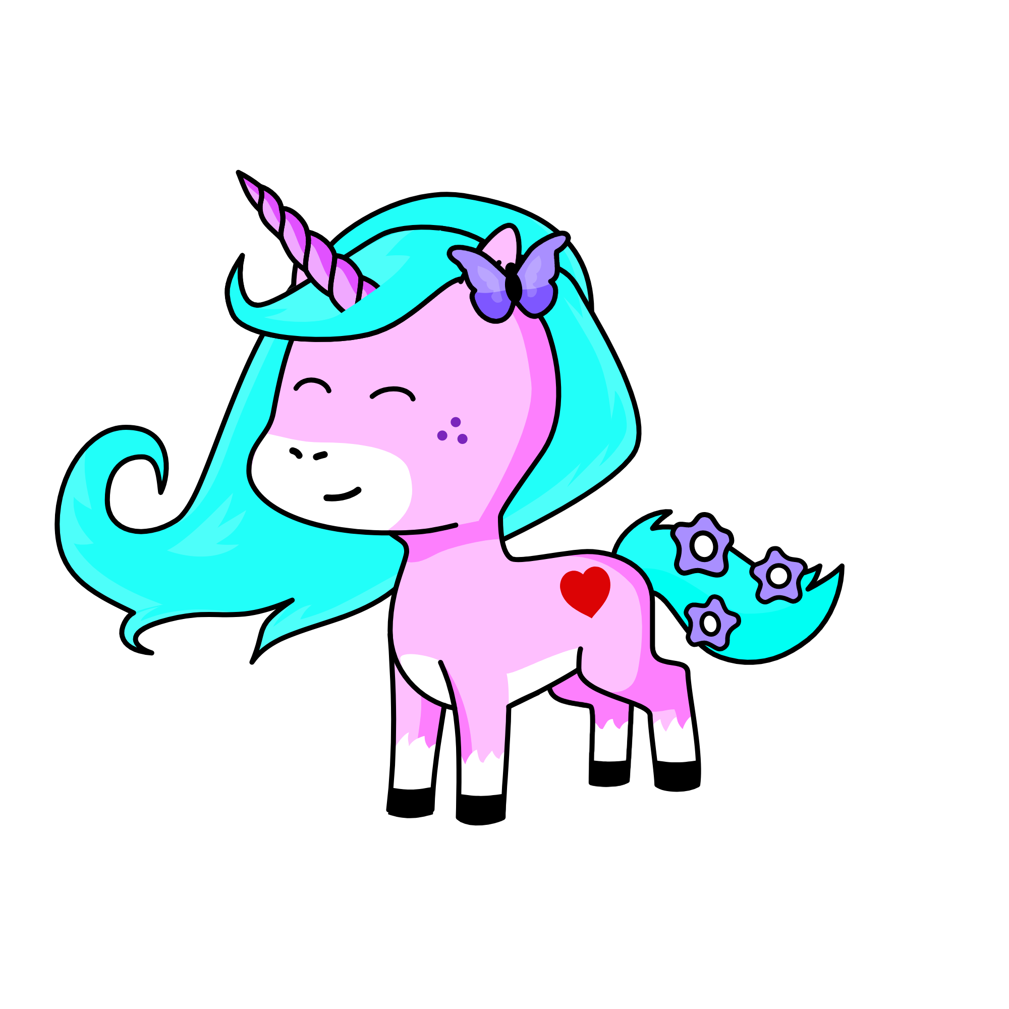 Cutie, the unicorn