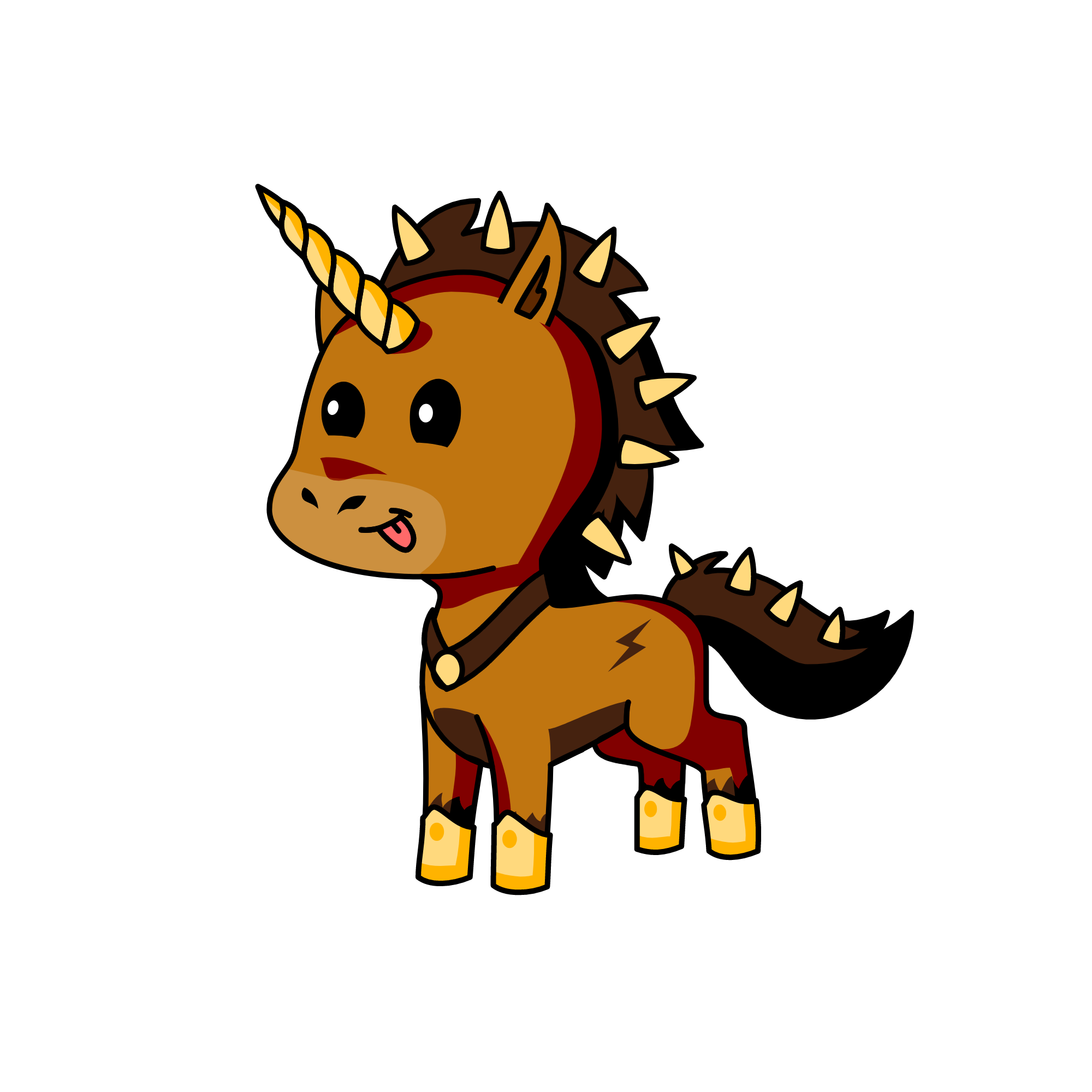 Elle, the unicorn
