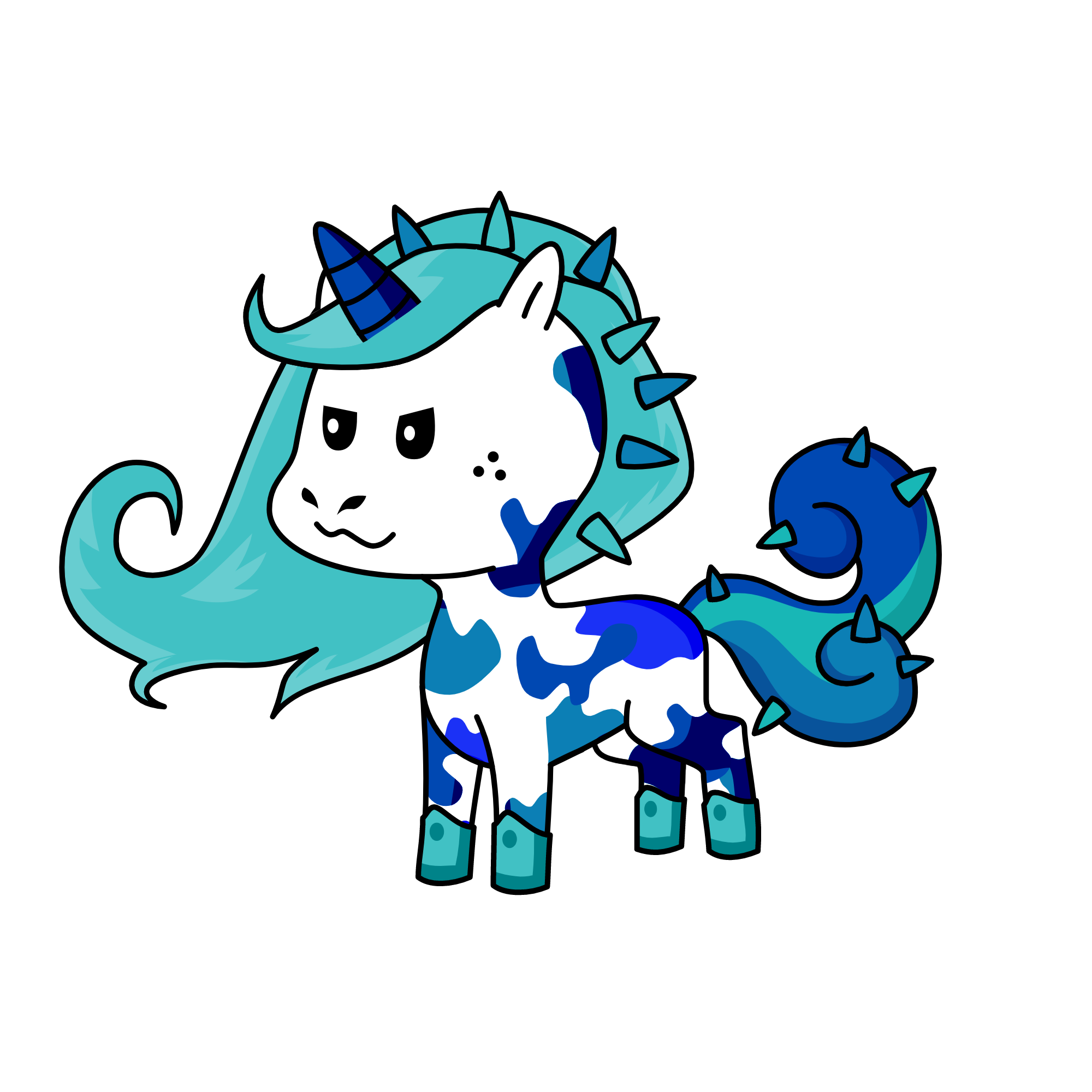 winter, the unicorn