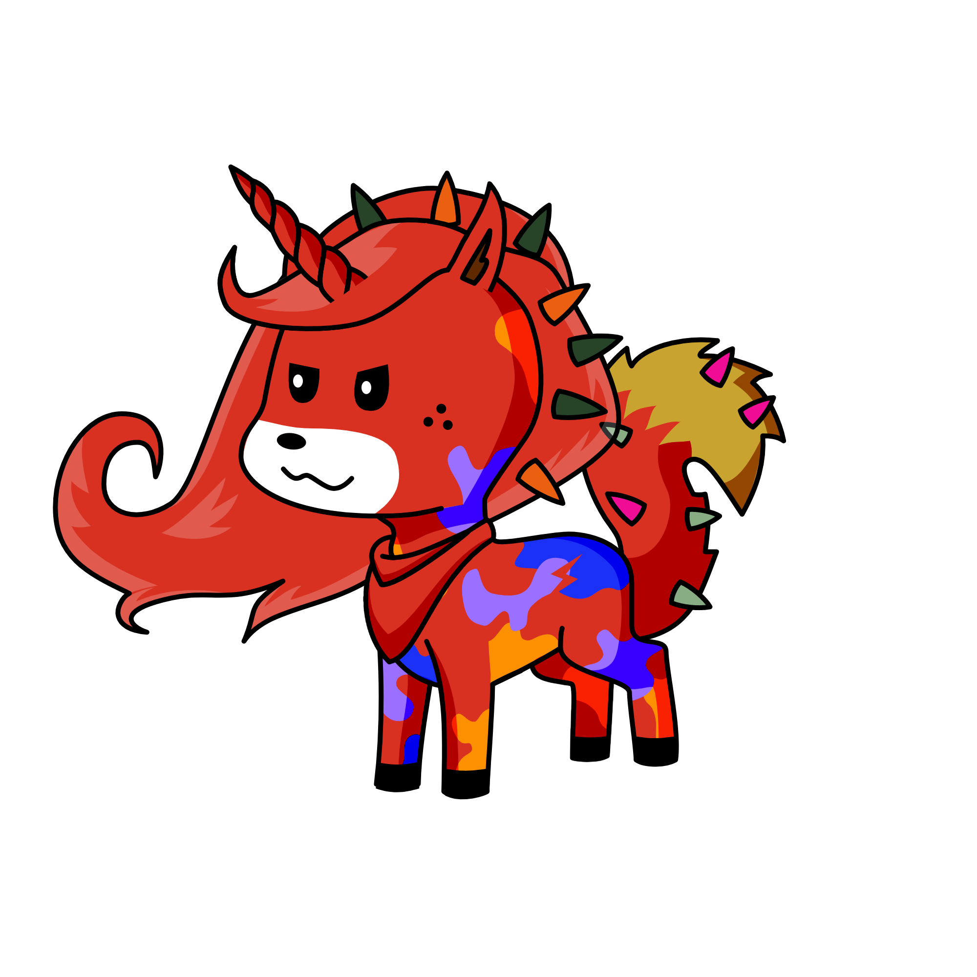sailer moon, the unicorn