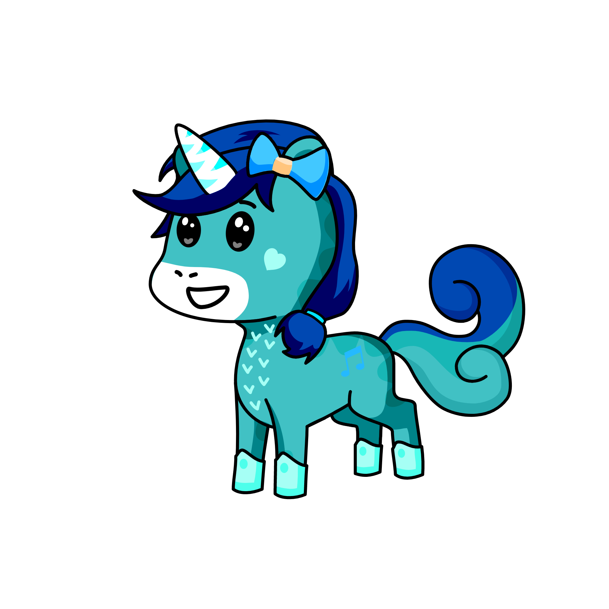 Winter, the unicorn