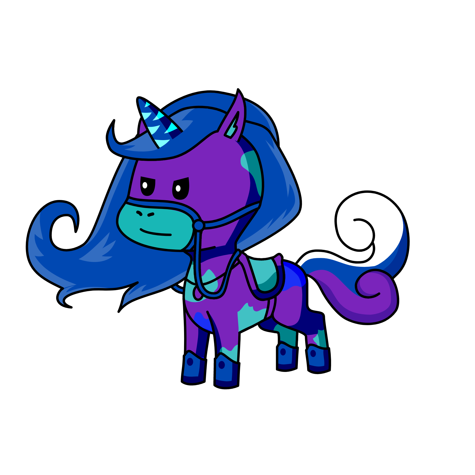 Midnight, the unicorn
