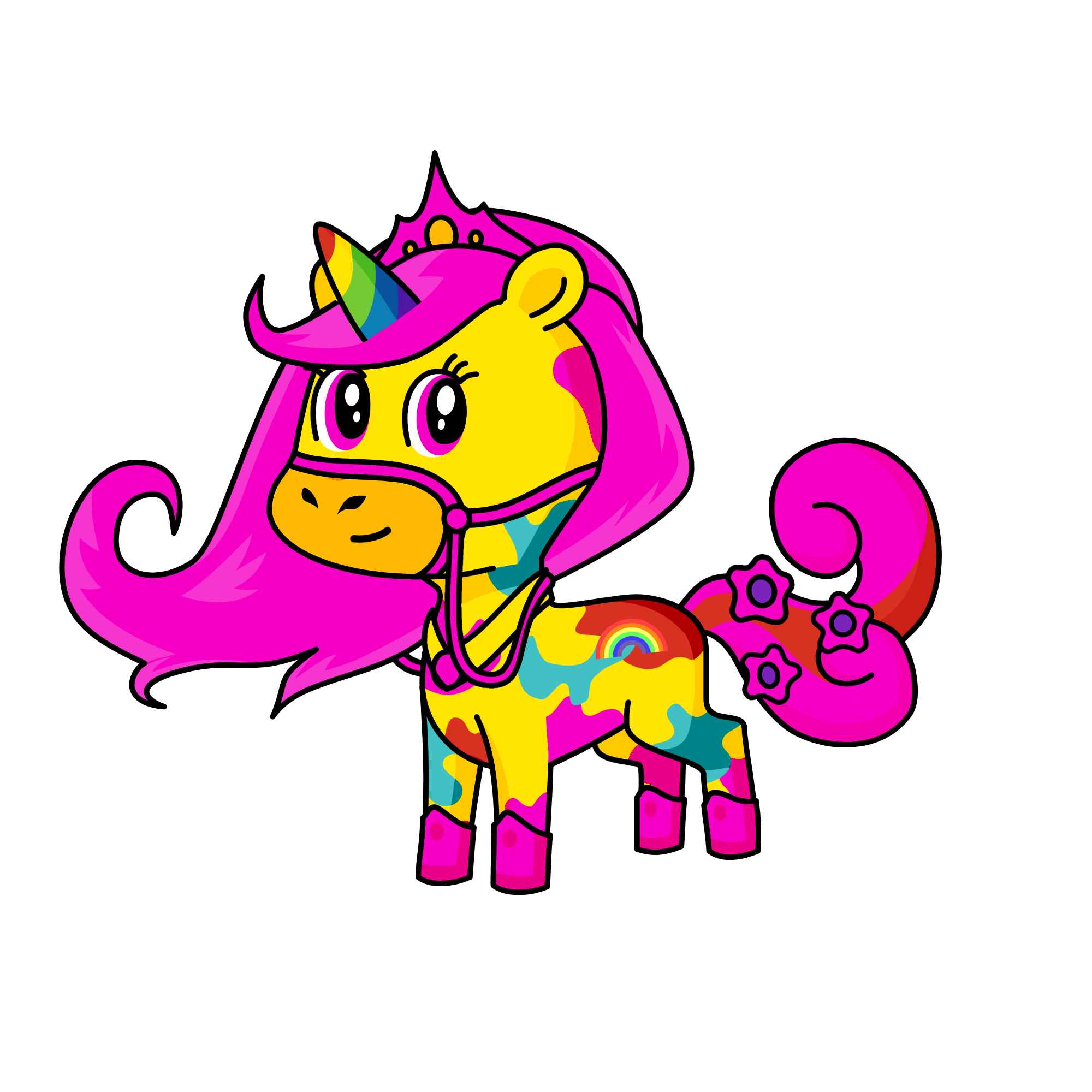 pinky, the unicorn