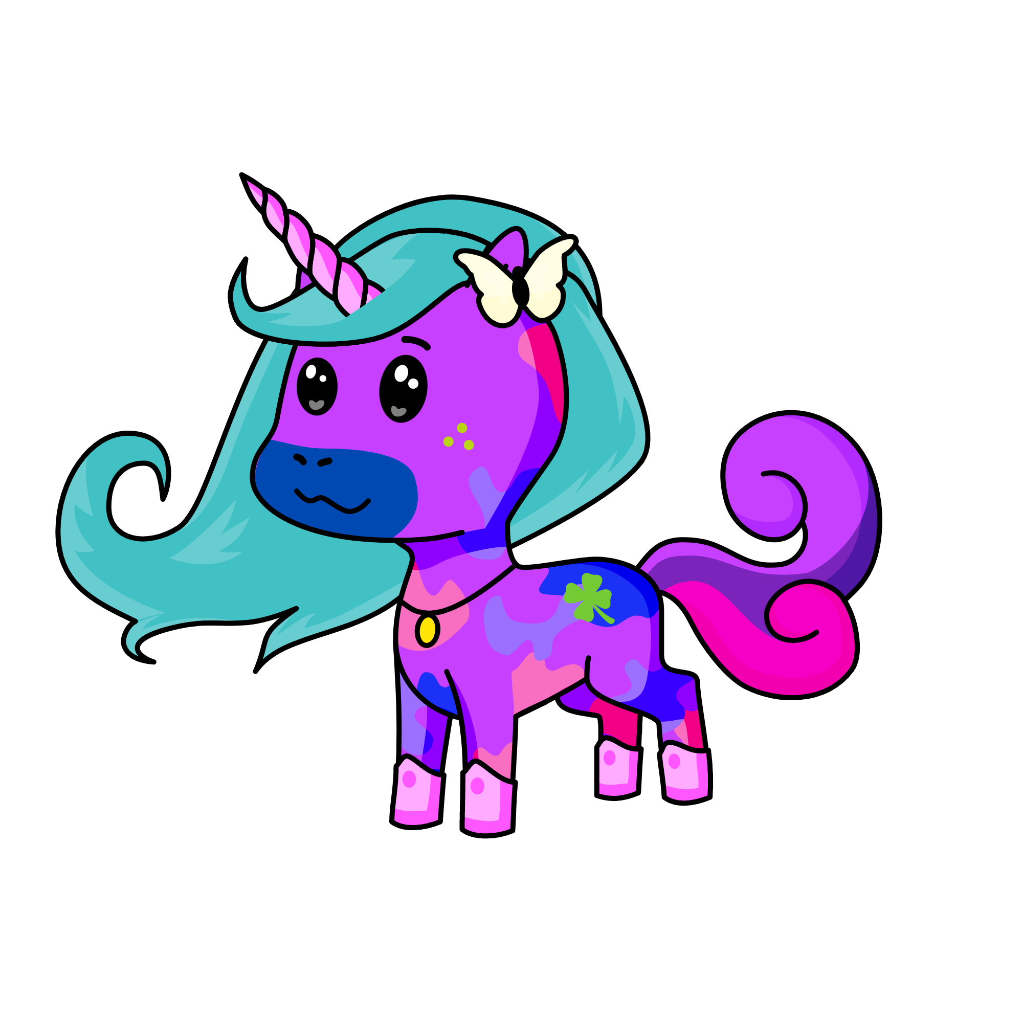 clover, the unicorn