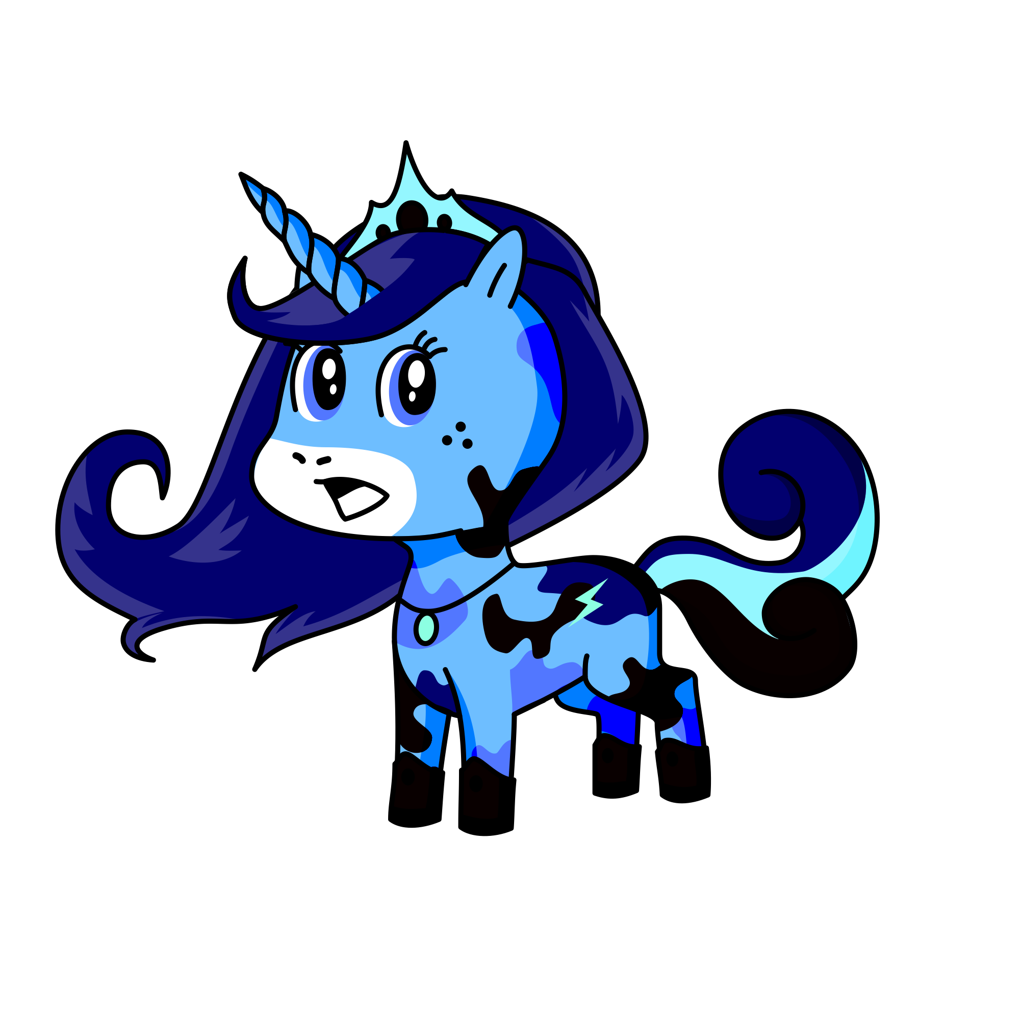 Nightshade Star, the unicorn