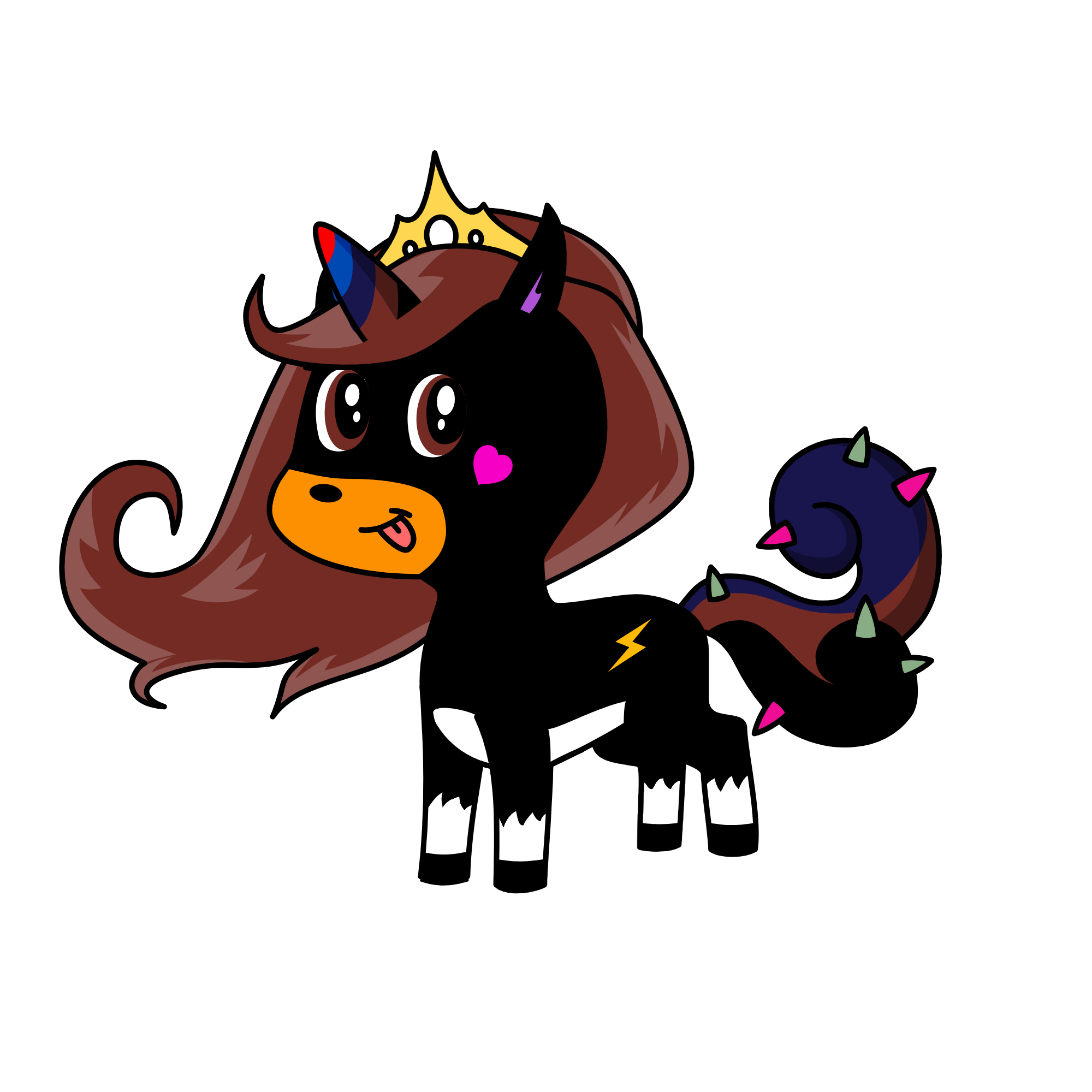 dark bullie, the unicorn
