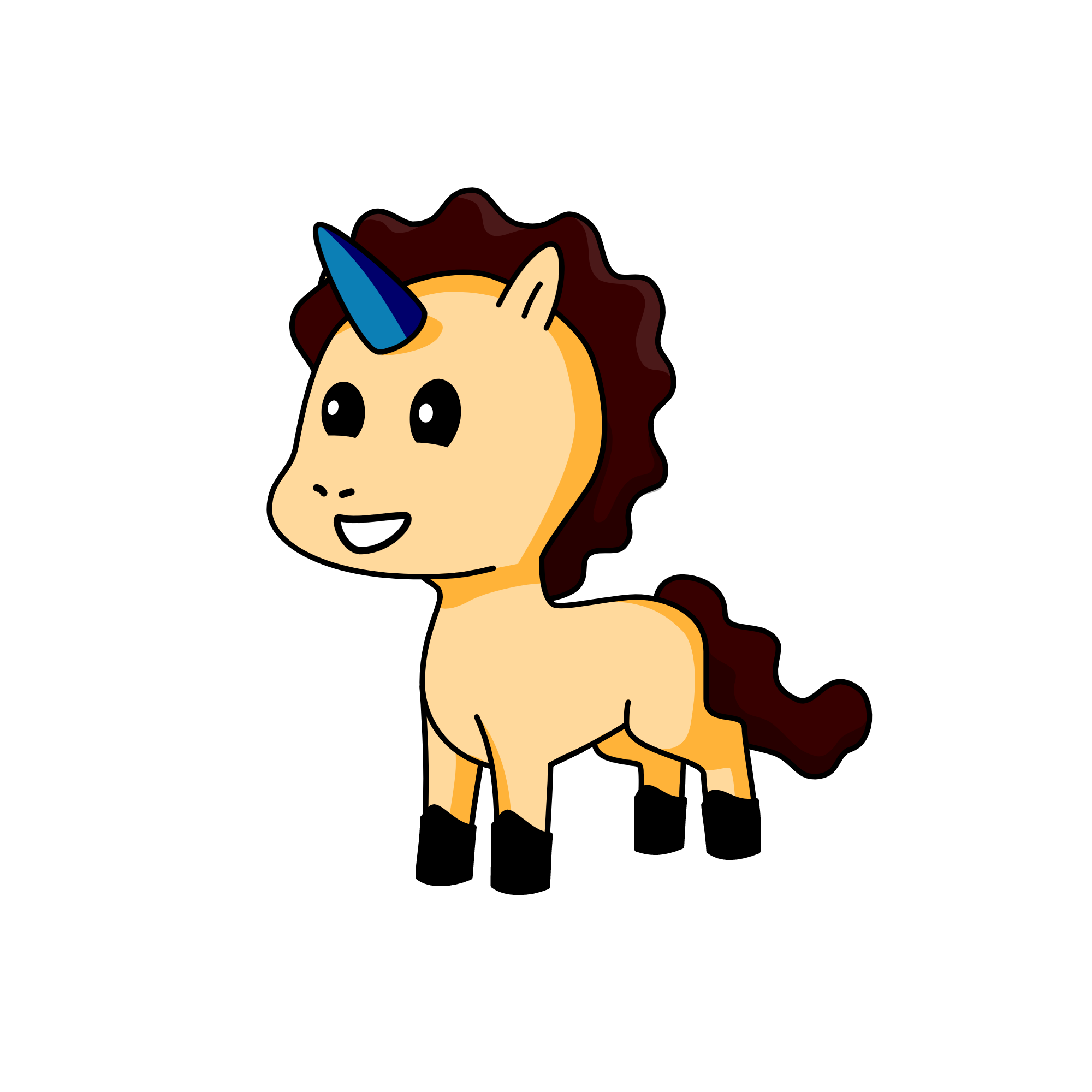 bob ross, the unicorn