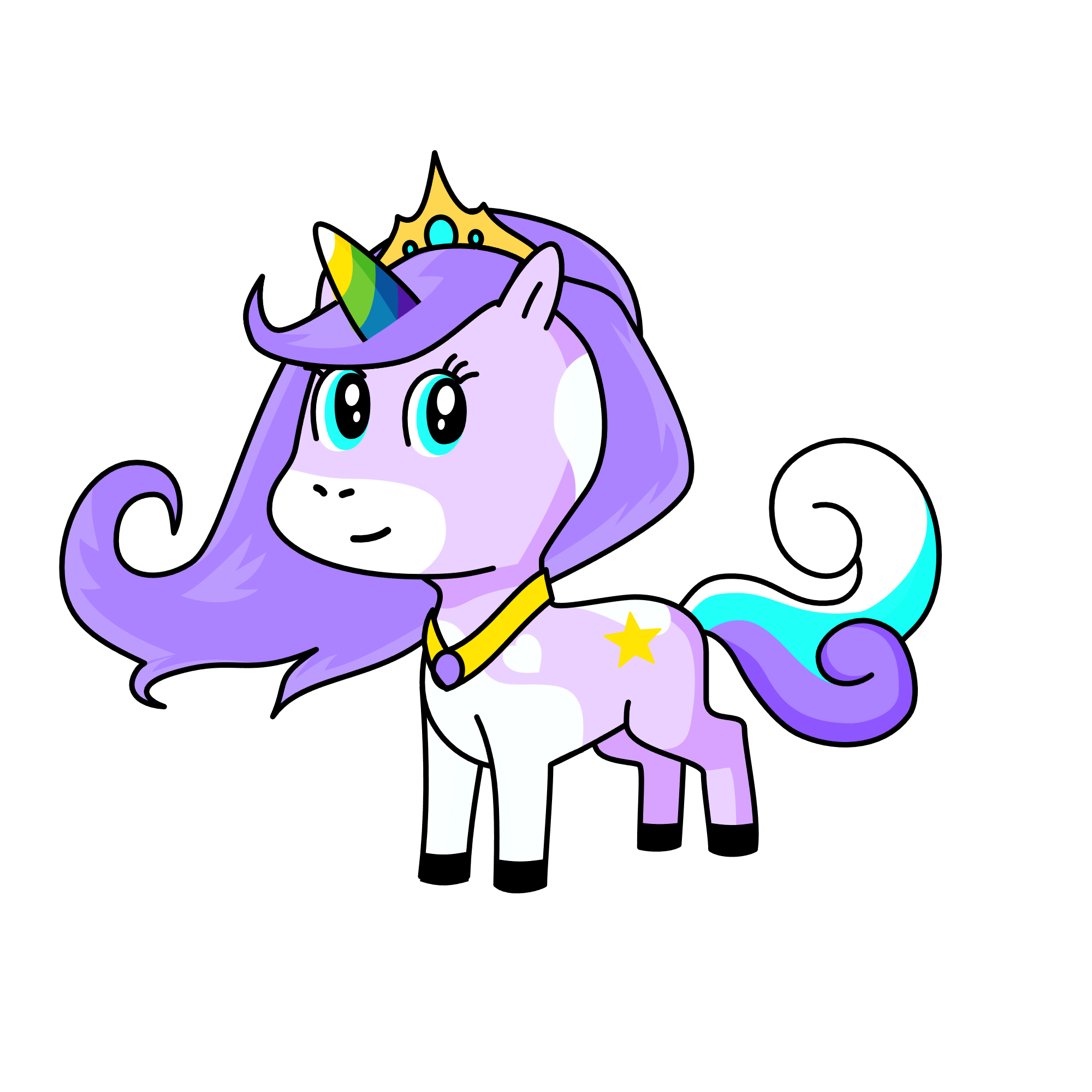 princess Leah celestial, the unicorn