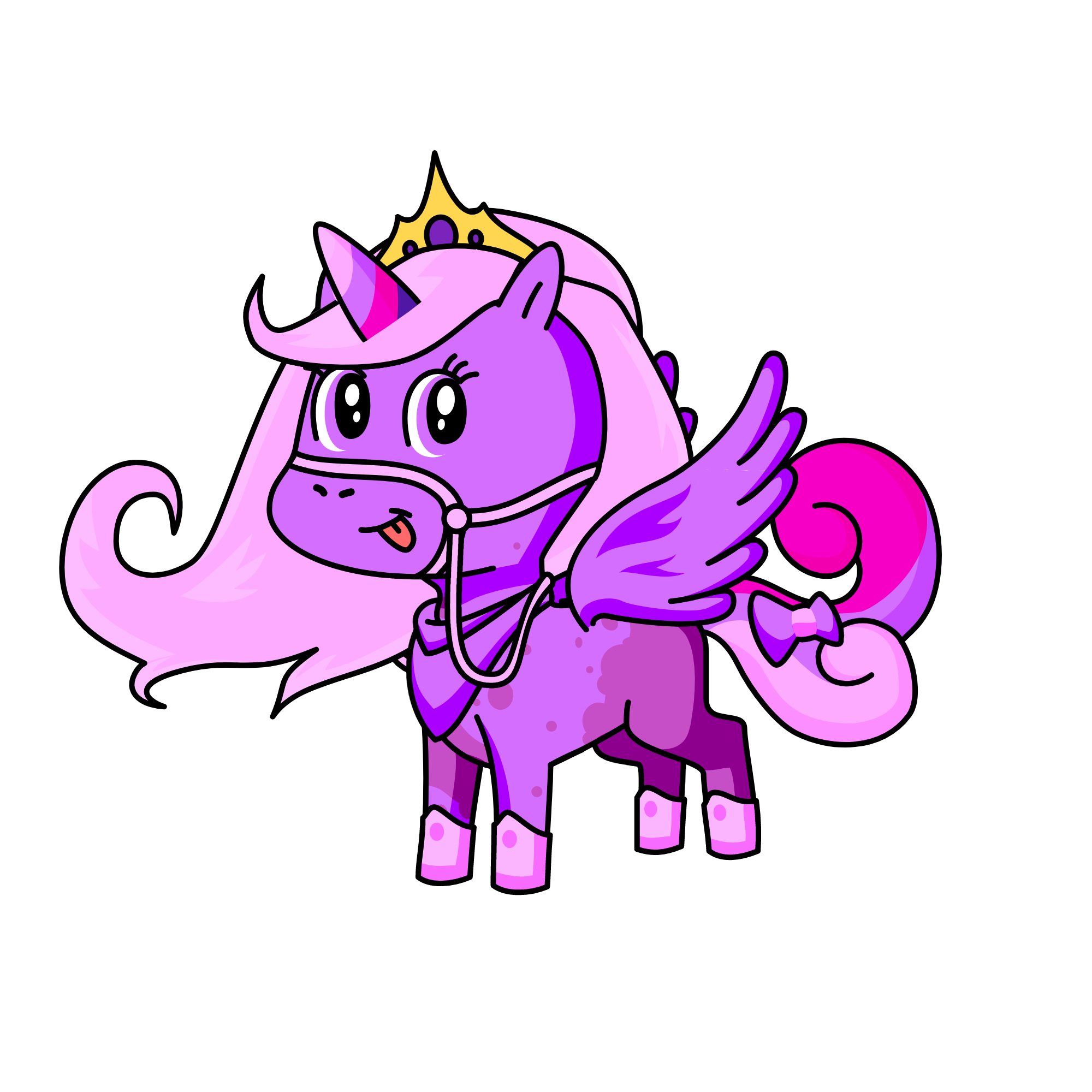 purply, the unicorn