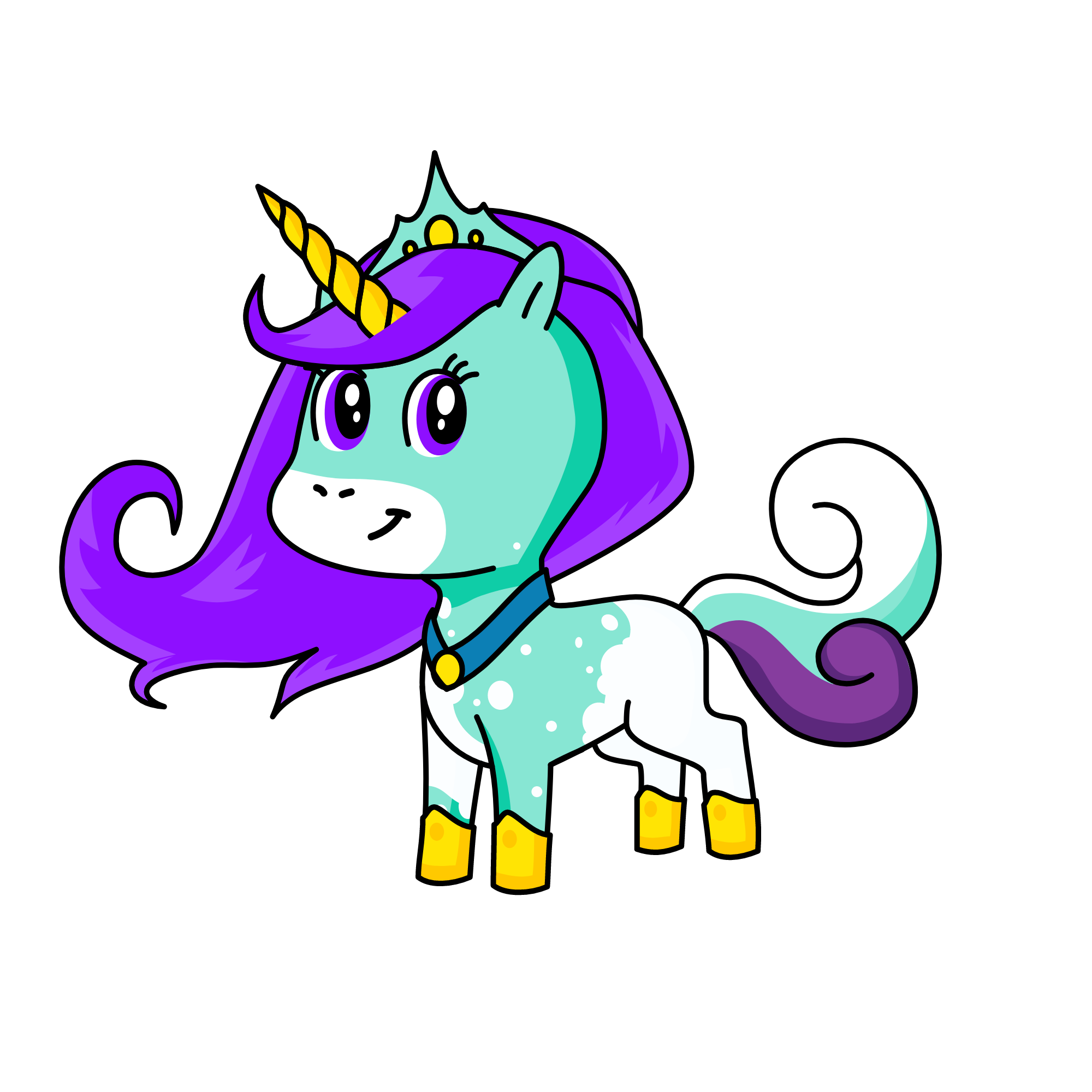Nubelosa, the unicorn