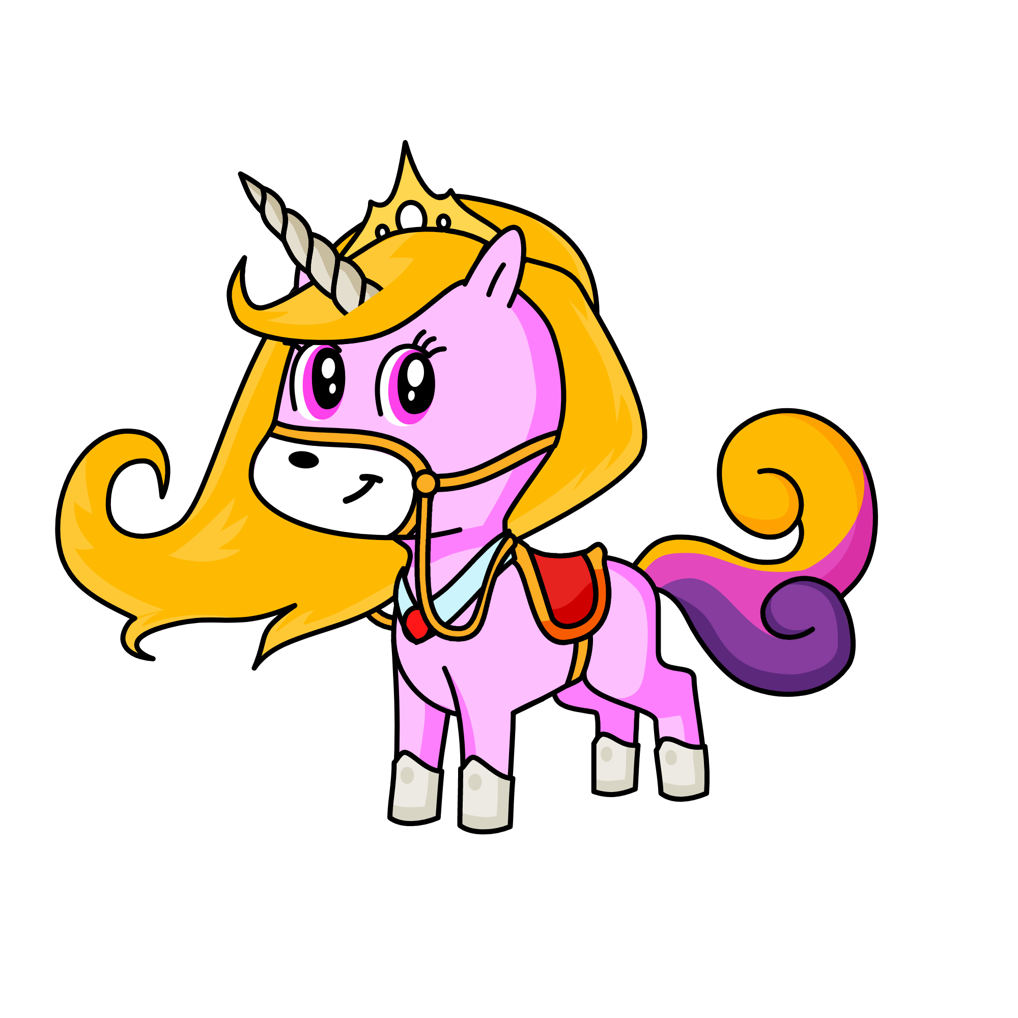 Queen Bee, the unicorn