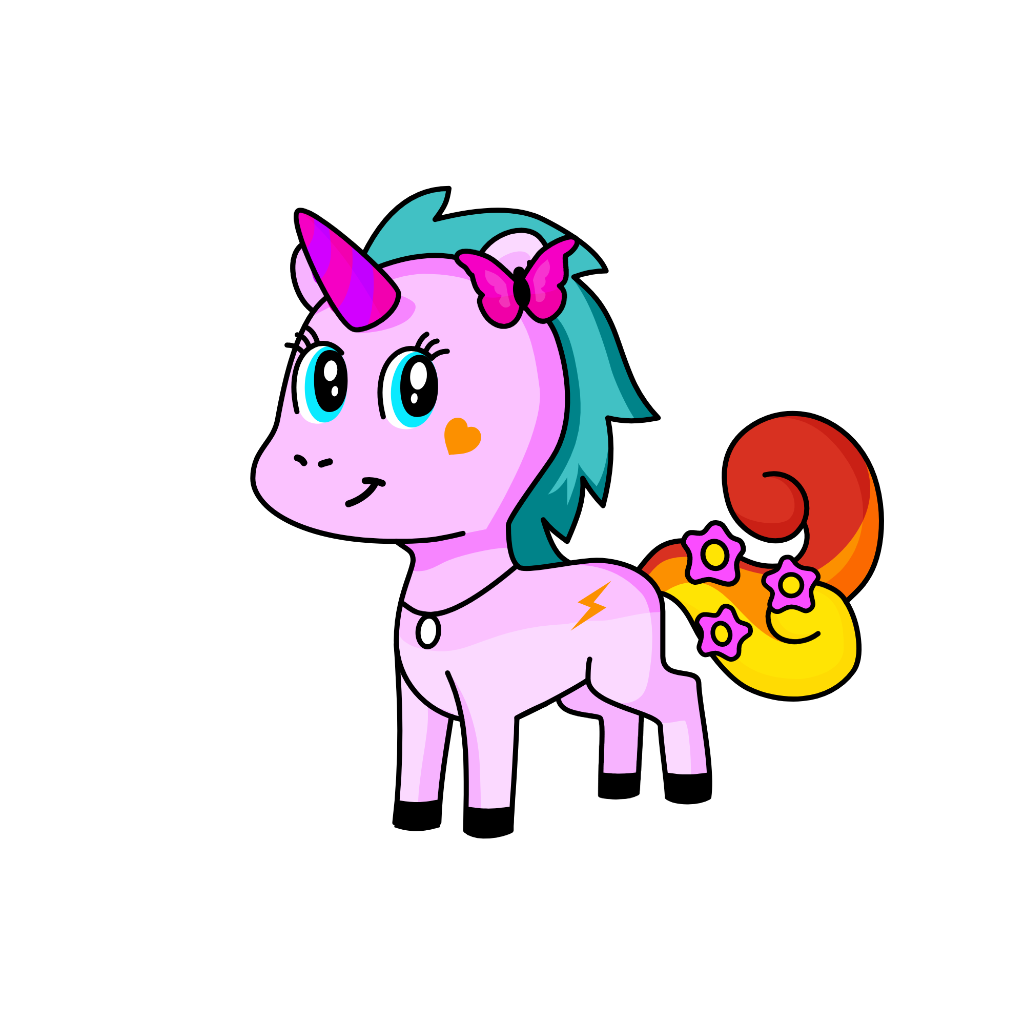 Lizzy Scott, the unicorn
