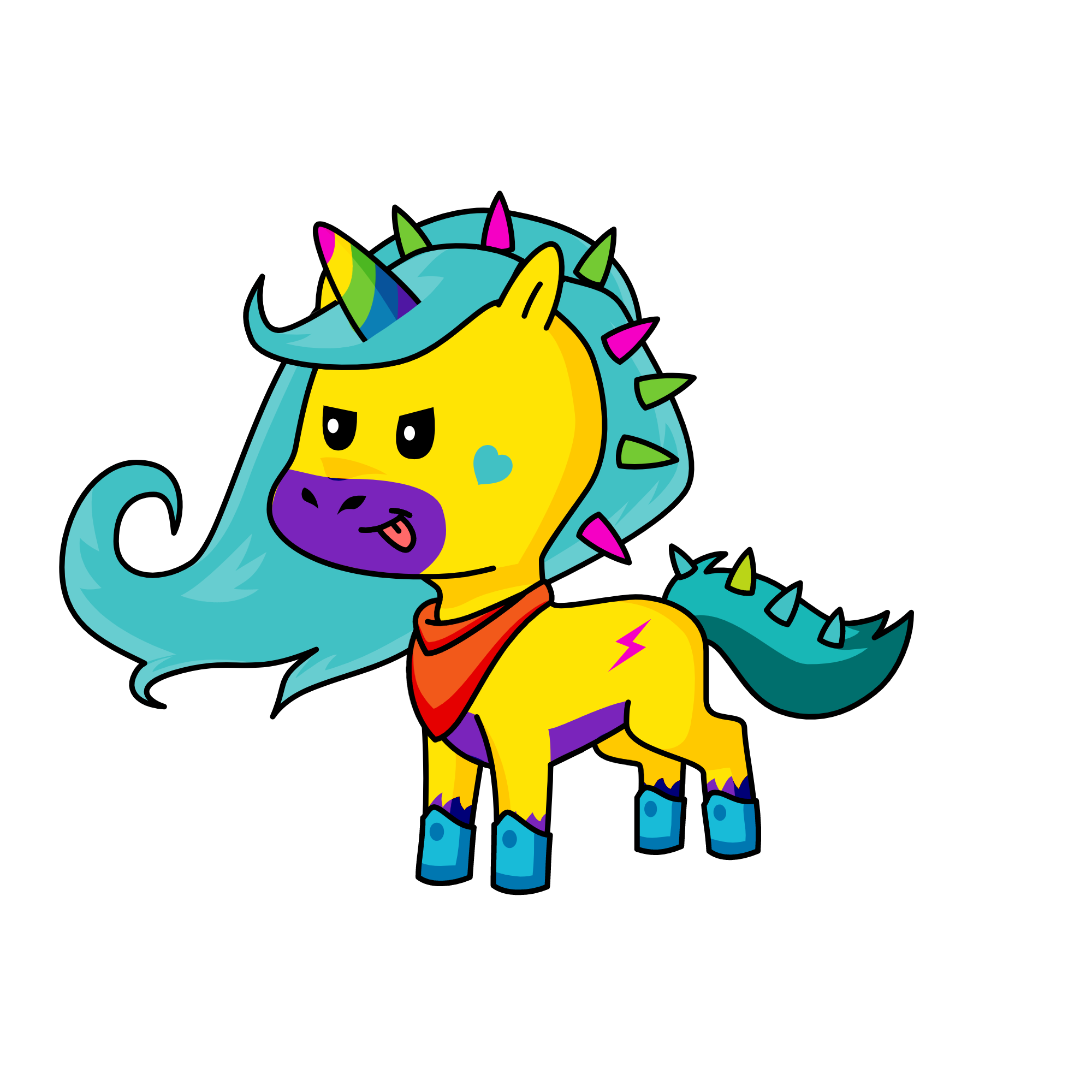 Rosy, the unicorn