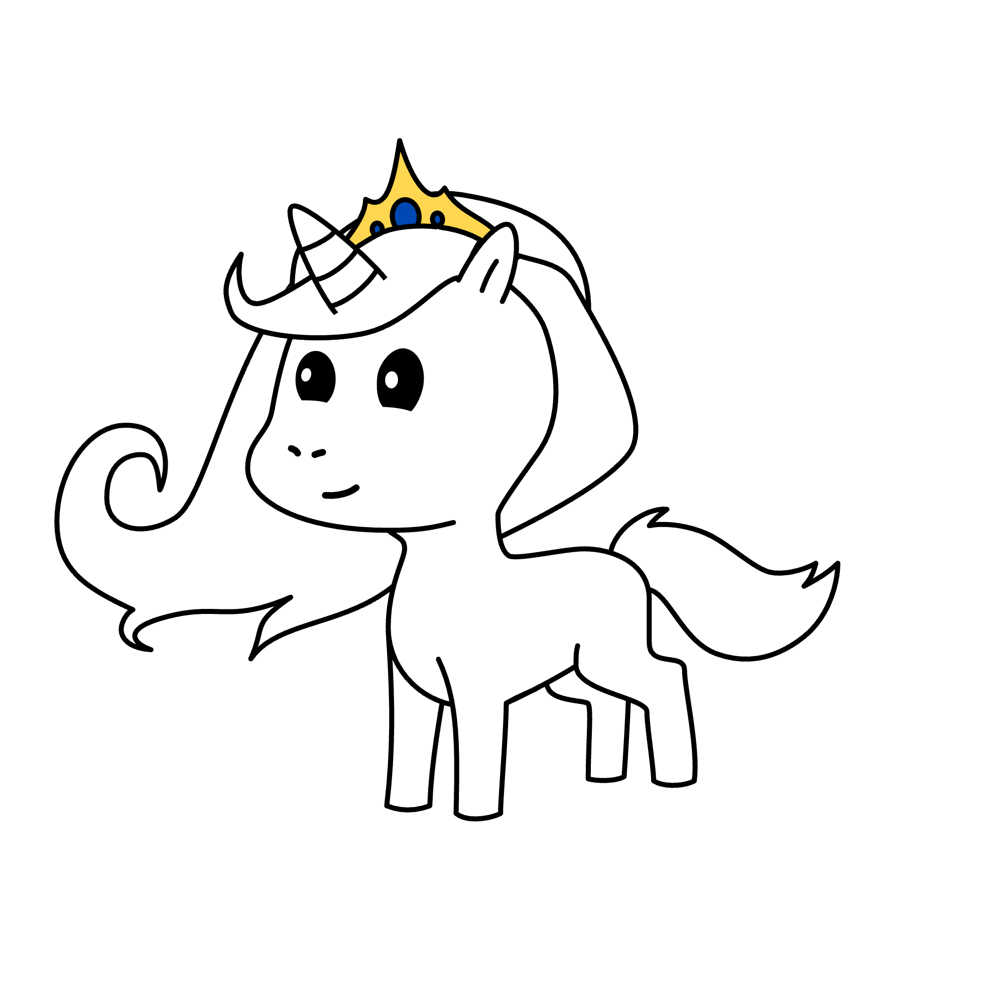 Princess Mila, the unicorn