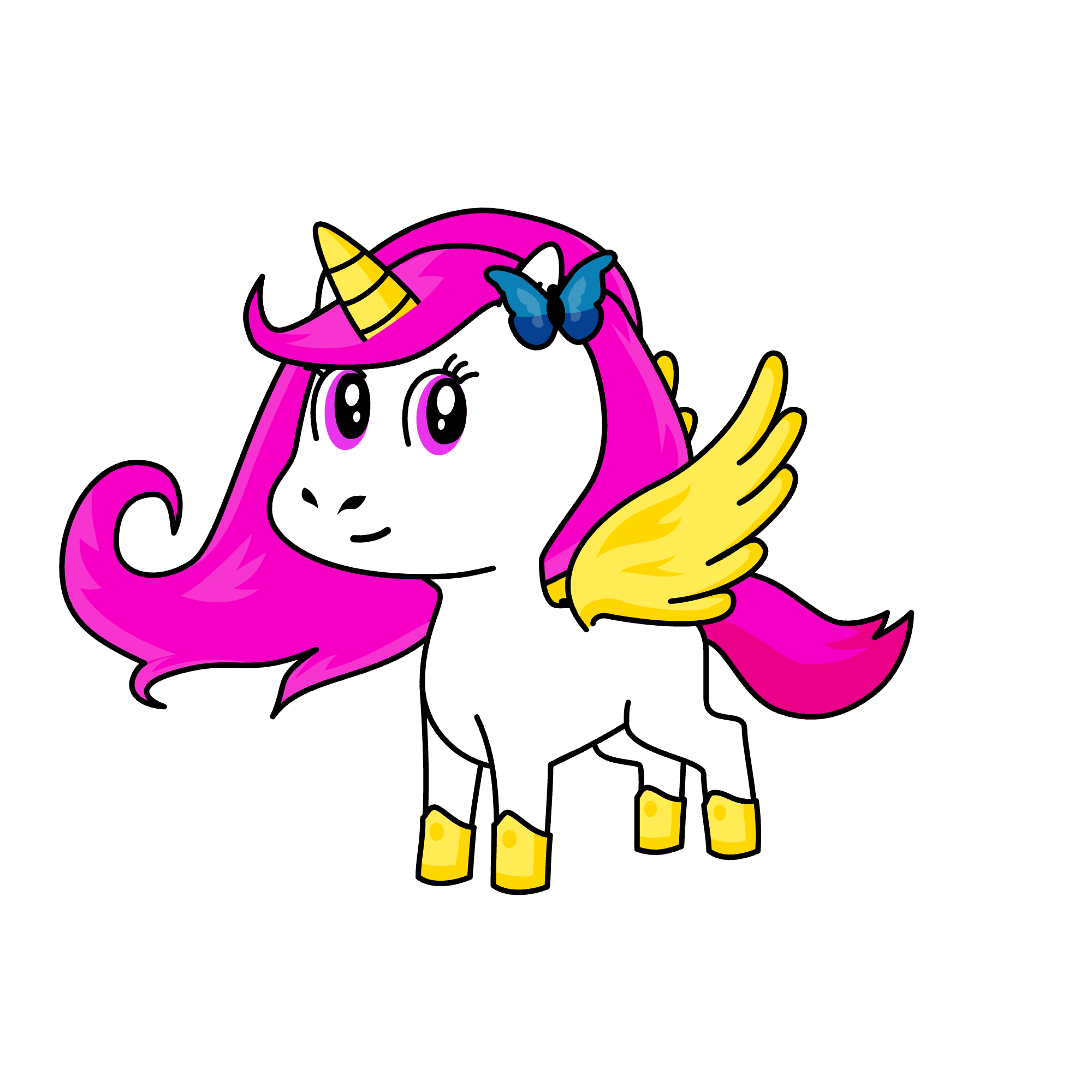 Rosy, the unicorn