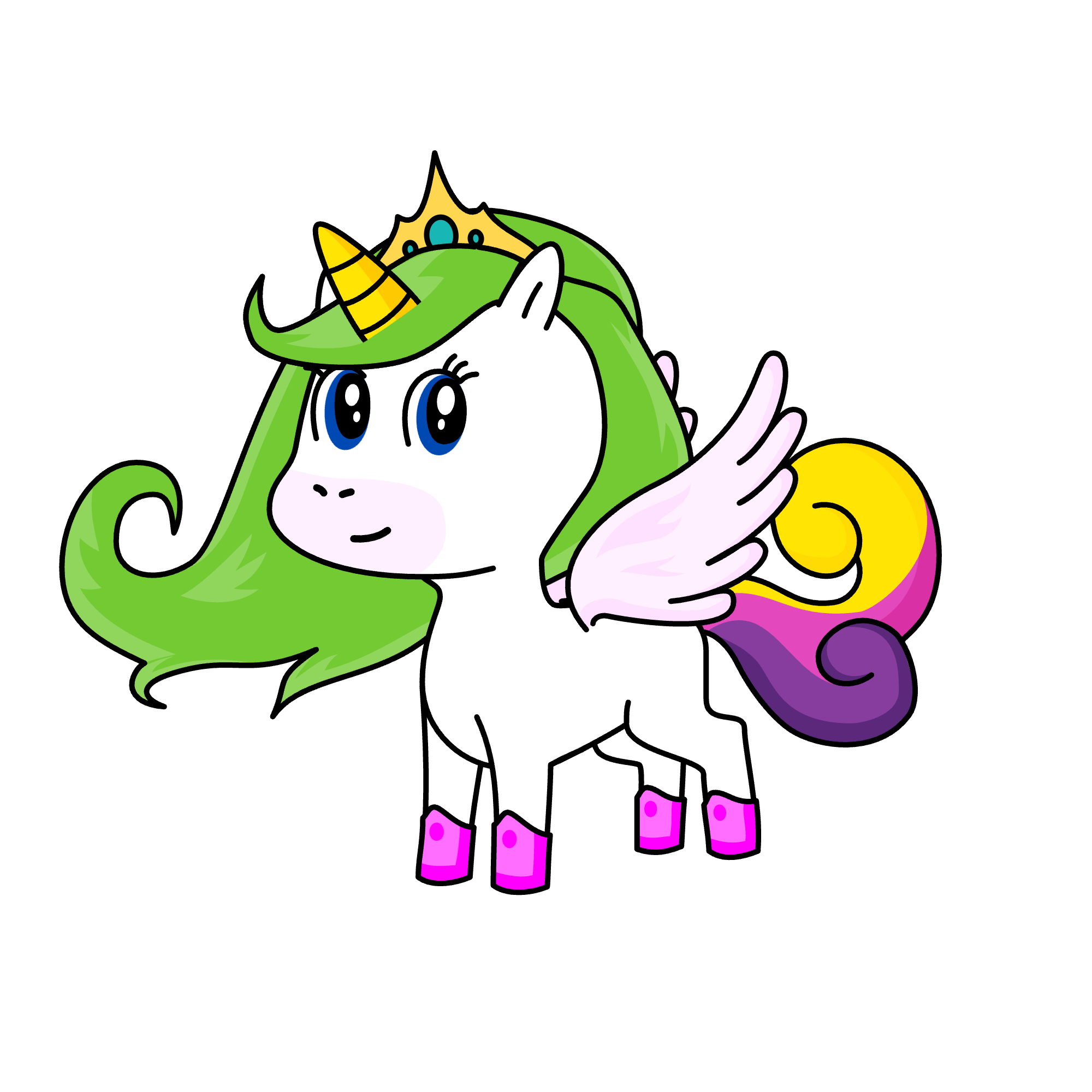 Wintermoon, the unicorn