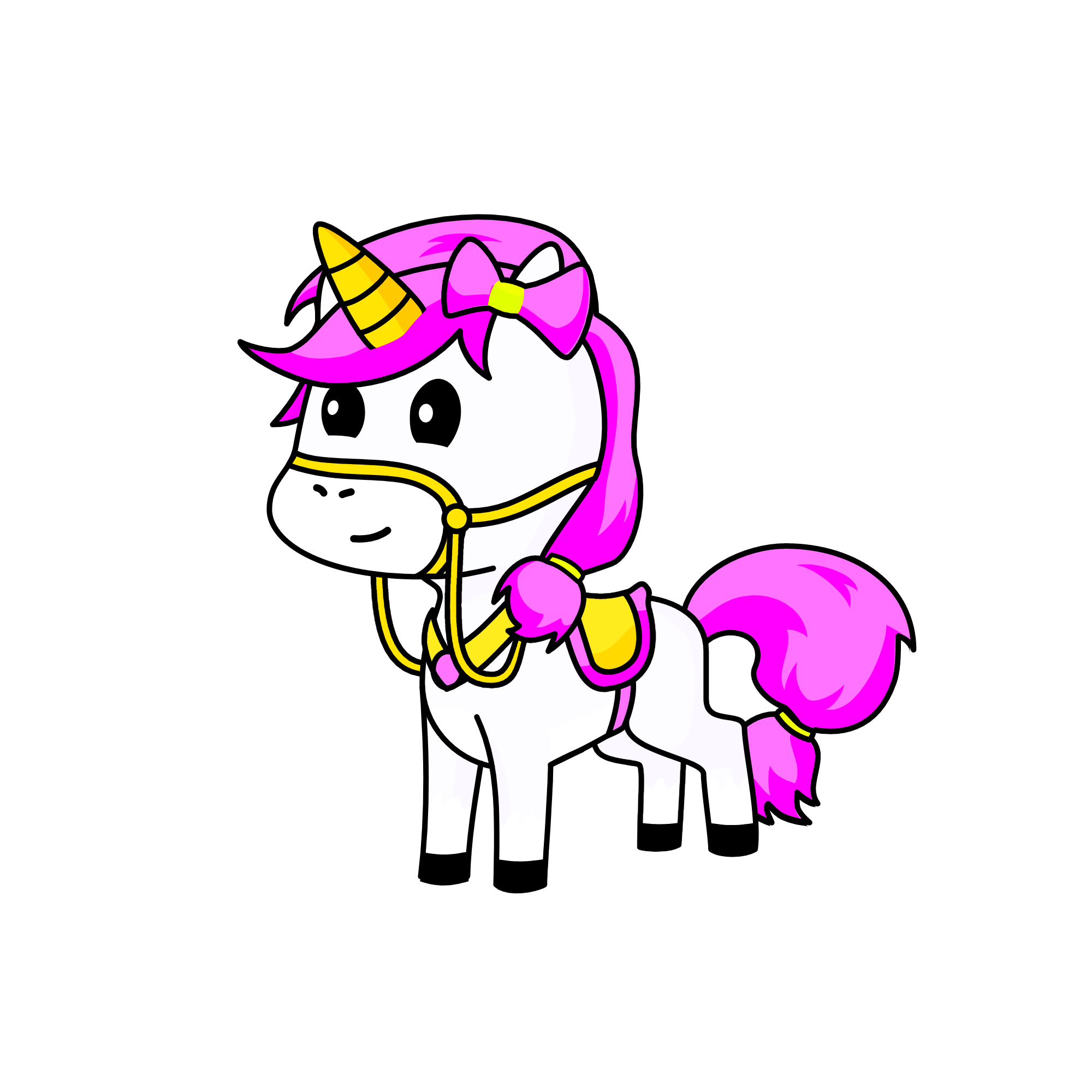 Pinky, the unicorn
