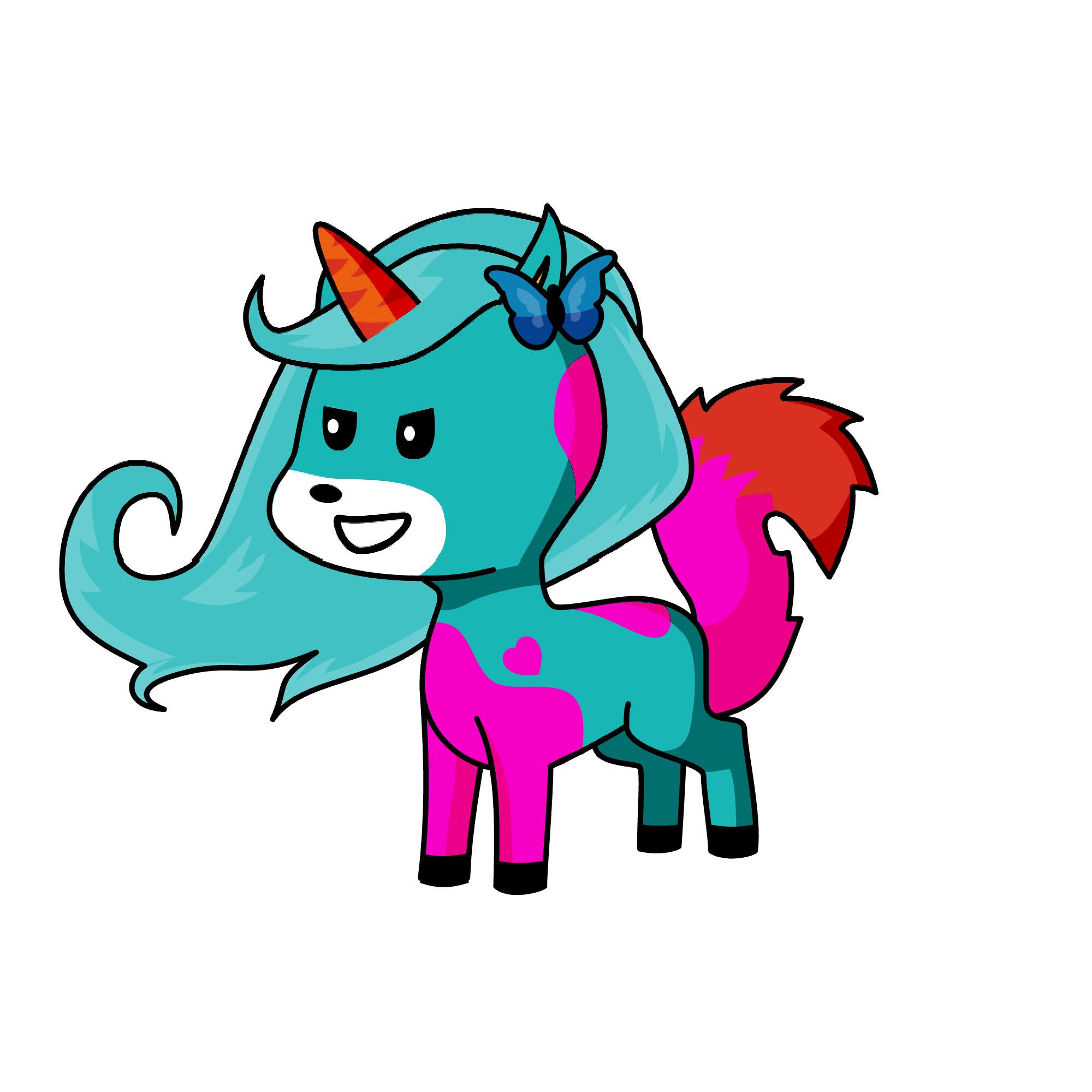 Krispi Krump, the unicorn