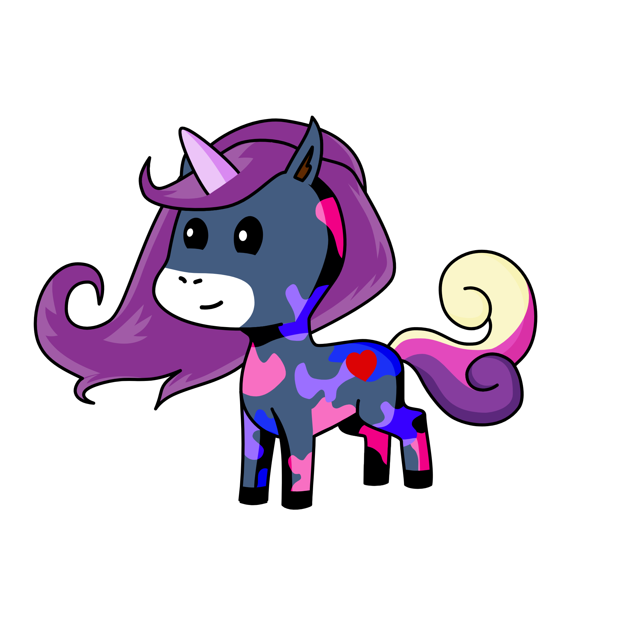 winter, the unicorn