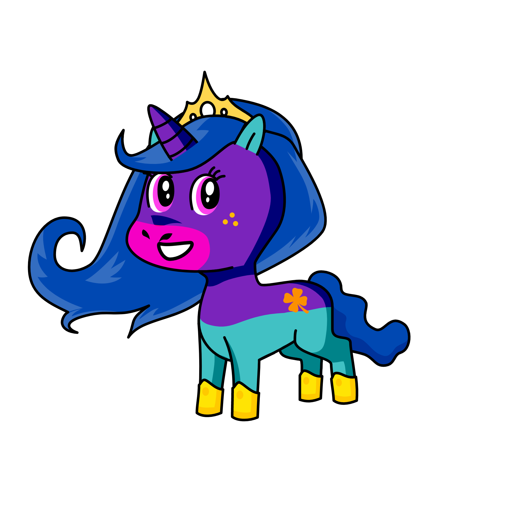 Princess Cutey, the unicorn