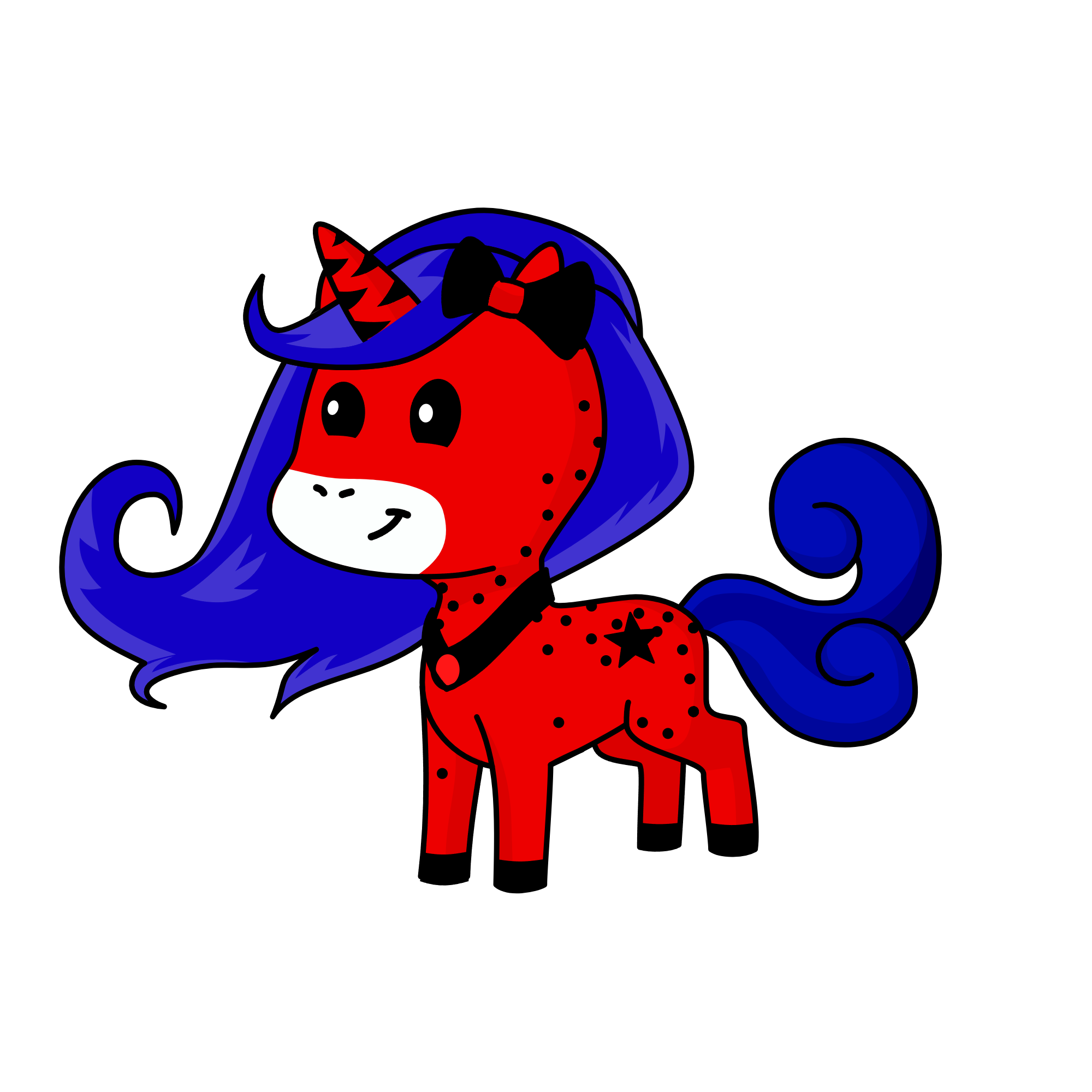 Ladybug, the unicorn