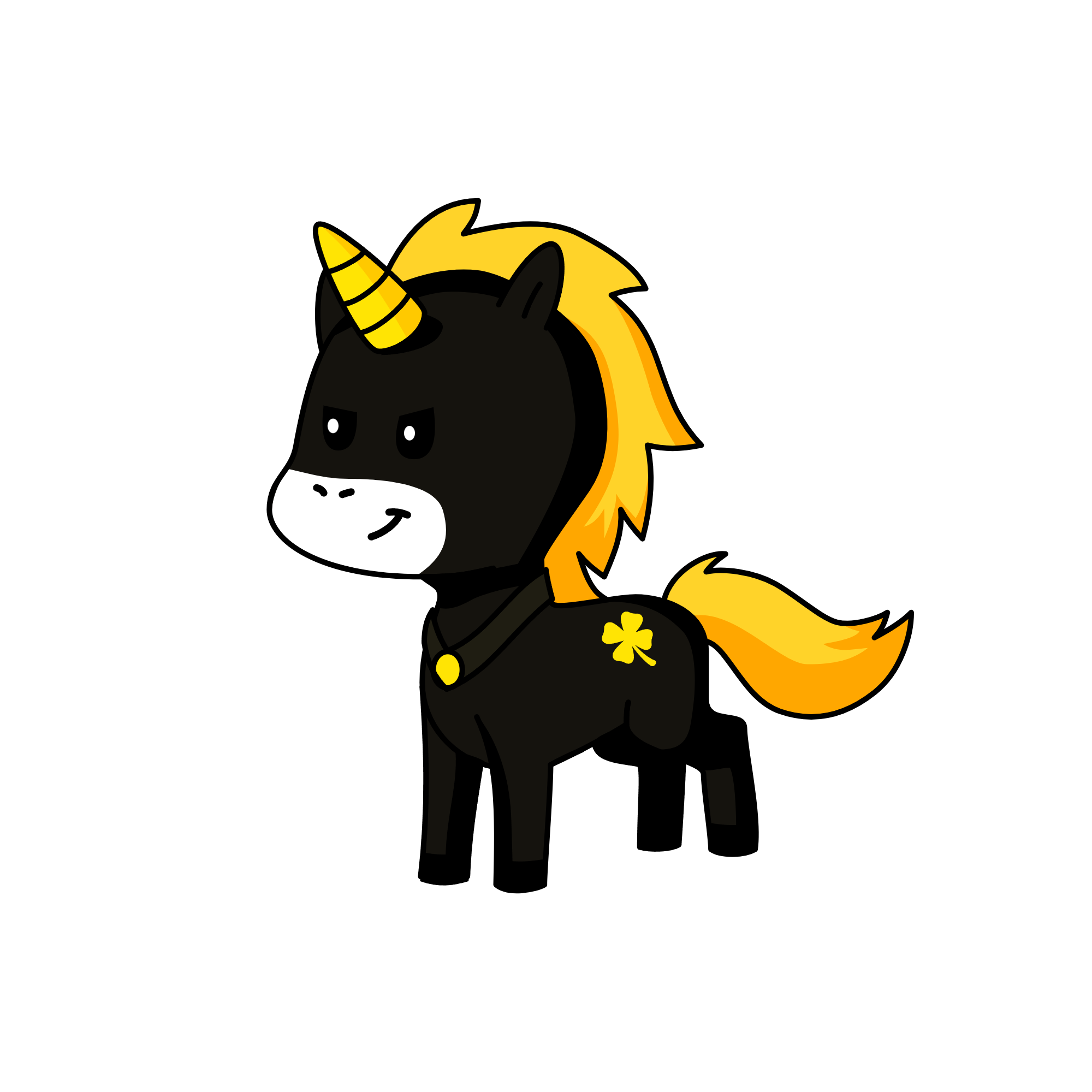 Cat Noir, the unicorn
