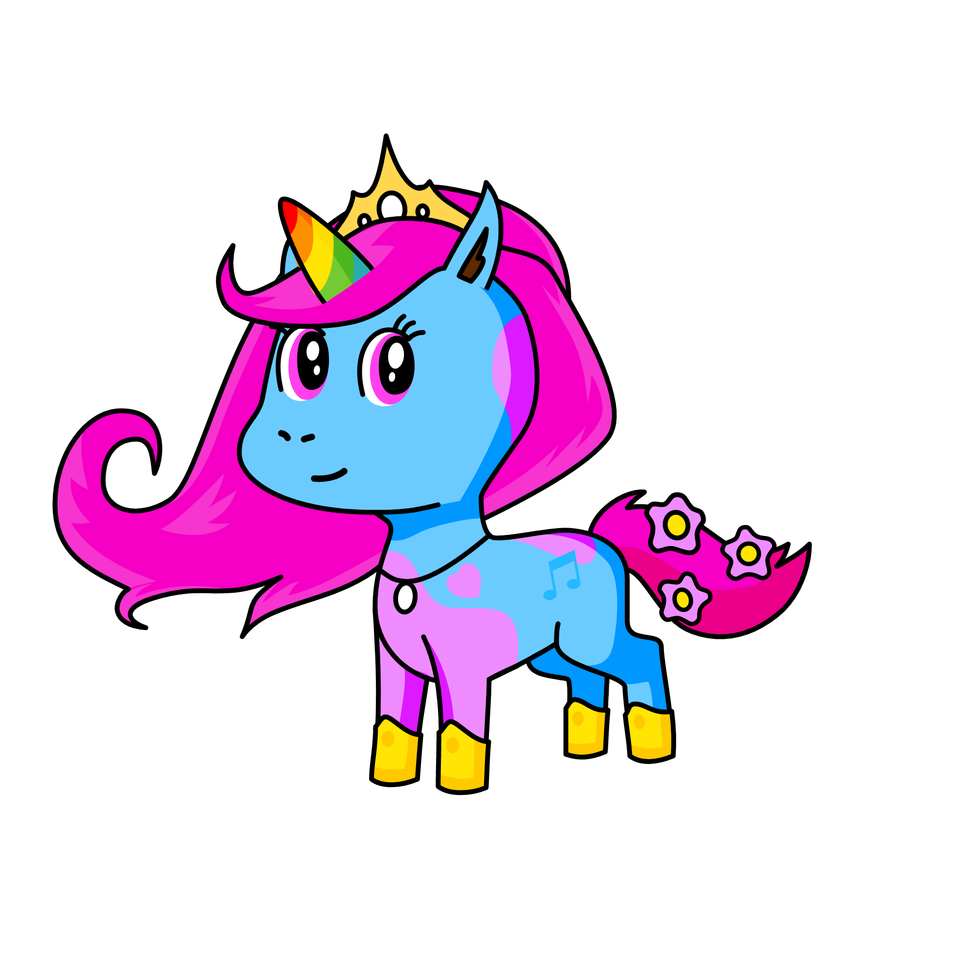 Sky, the unicorn