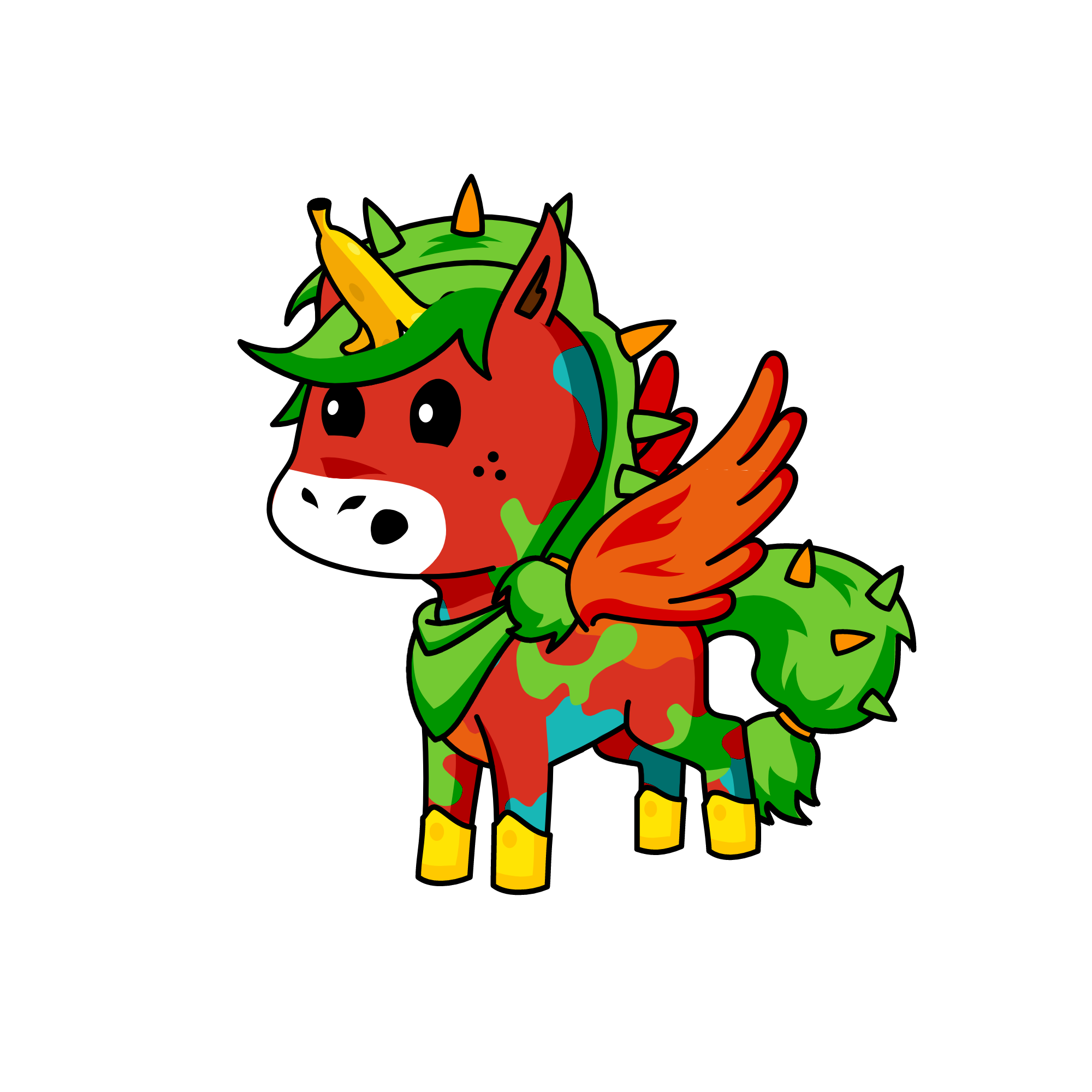 Oppsie, the unicorn