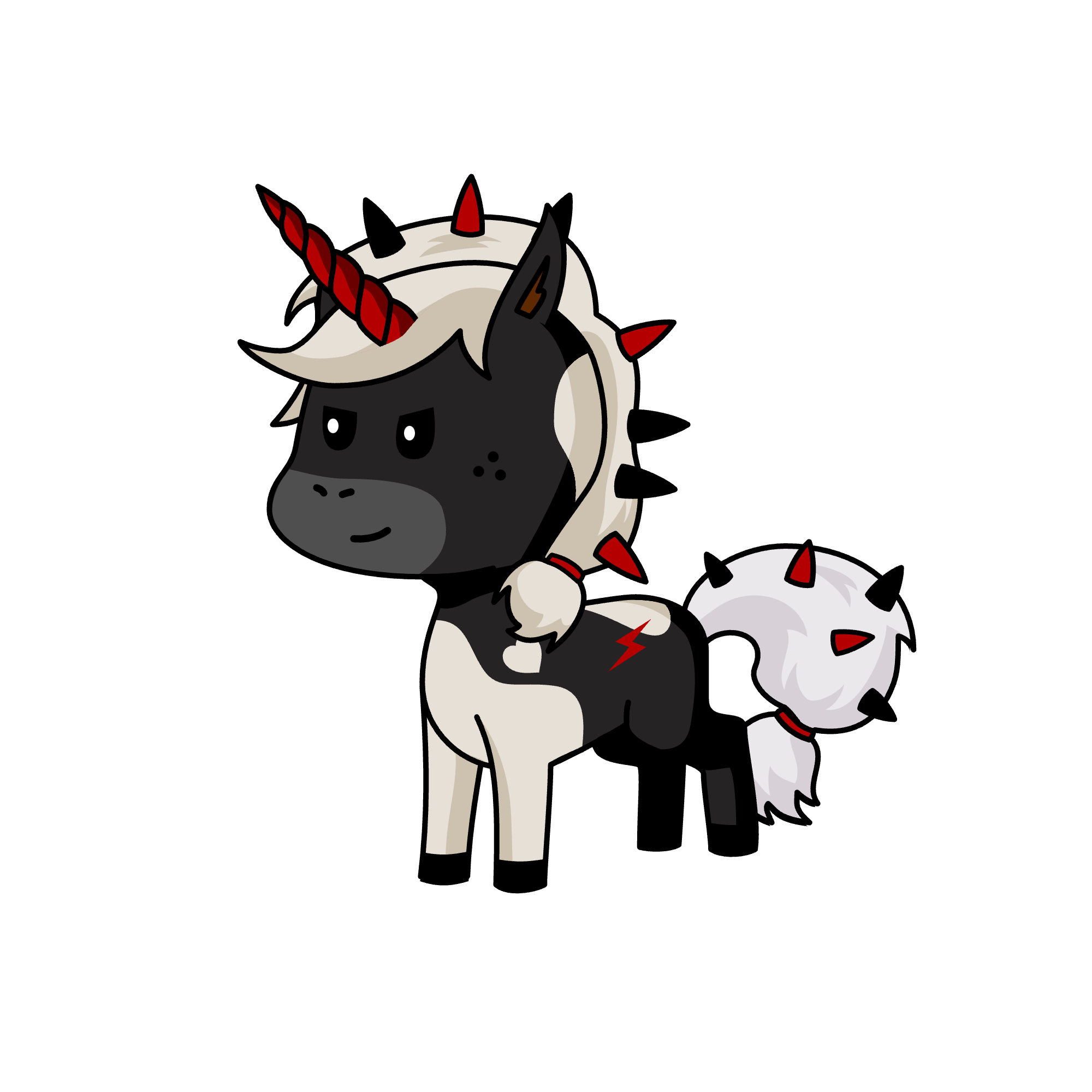 Black Widow, the unicorn