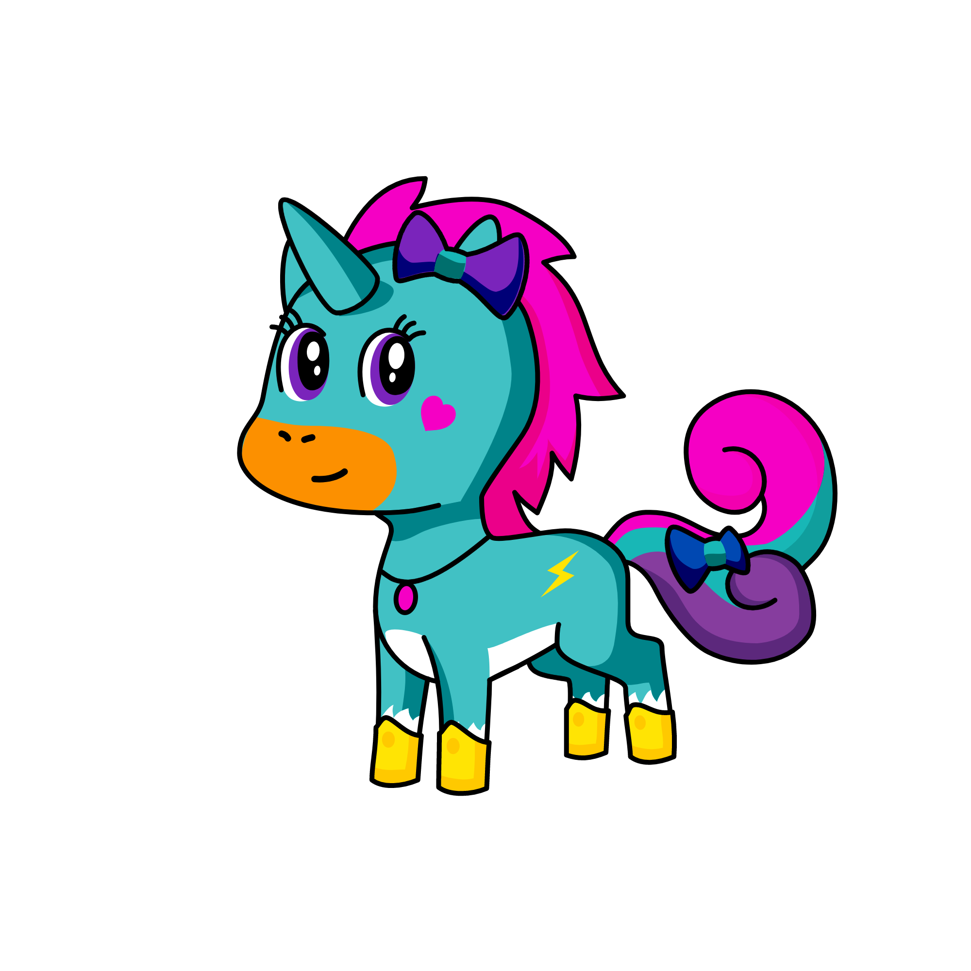 Nastya, the unicorn