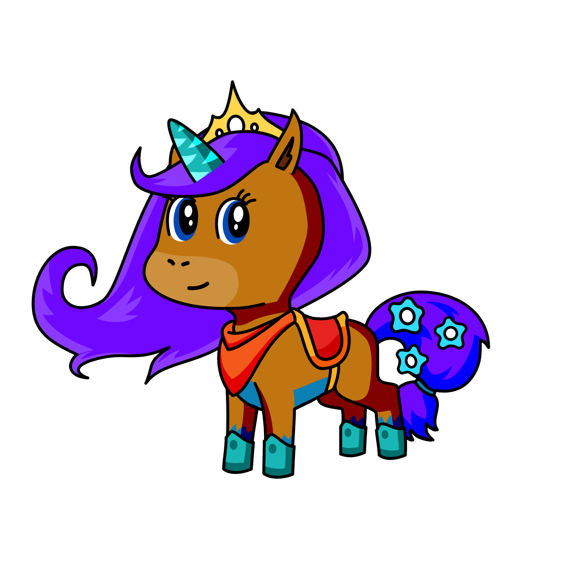 Gabby, the unicorn