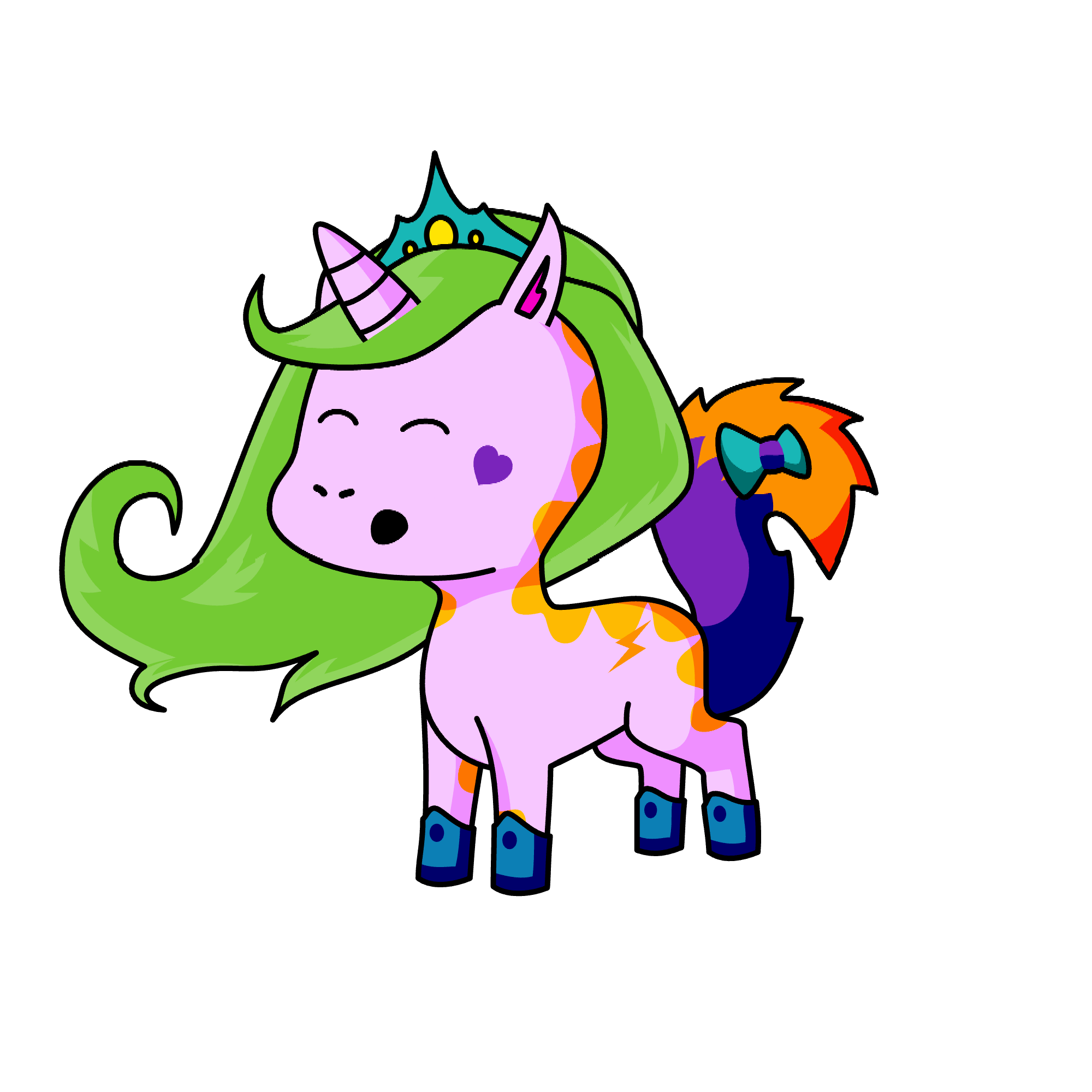 ZZna, the unicorn