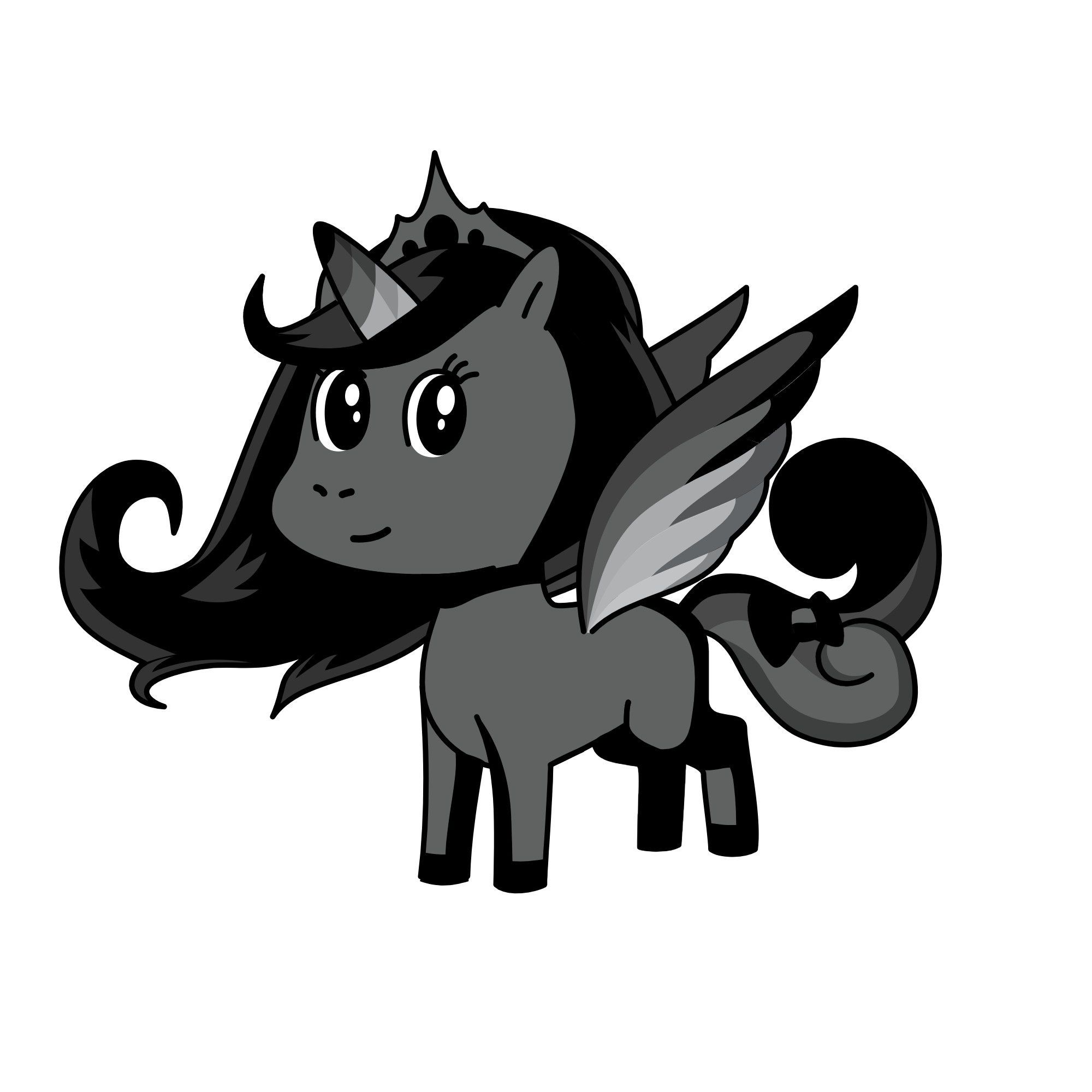 Queen Shadow, the unicorn