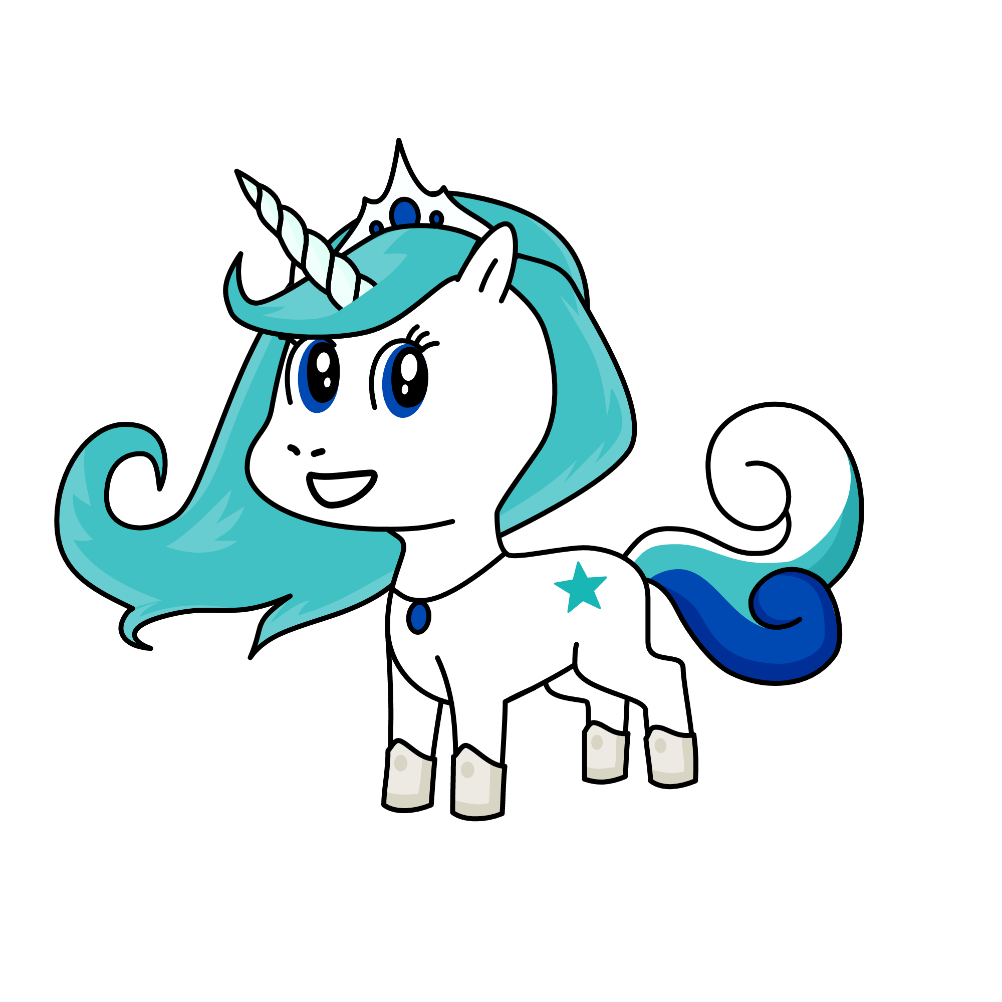 Icy, the unicorn