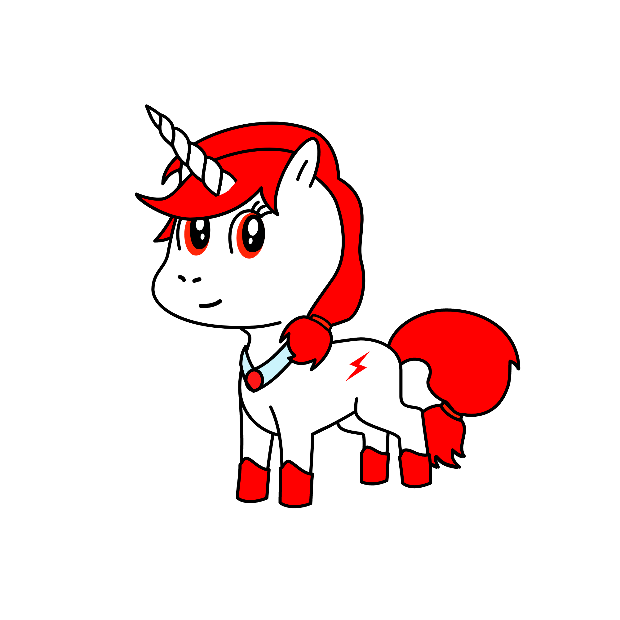 Electra Pop, the unicorn