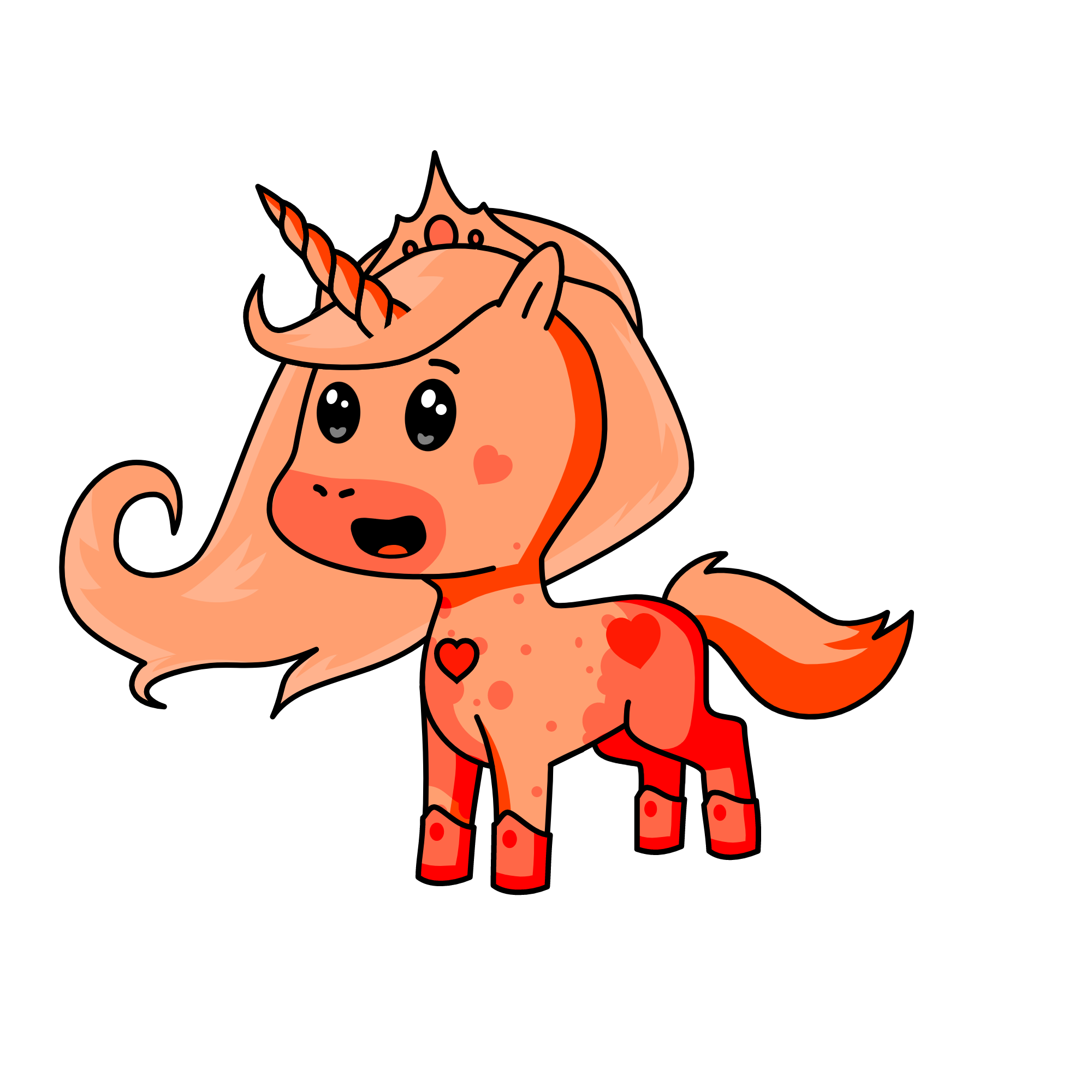 Sandy, the unicorn