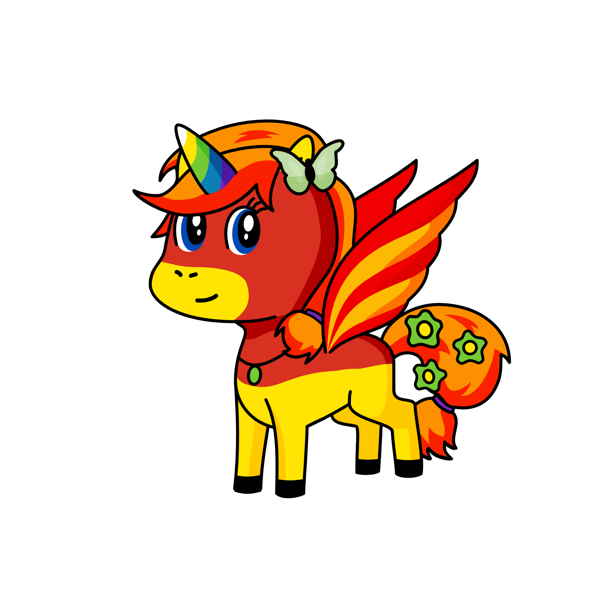 Spring, the unicorn