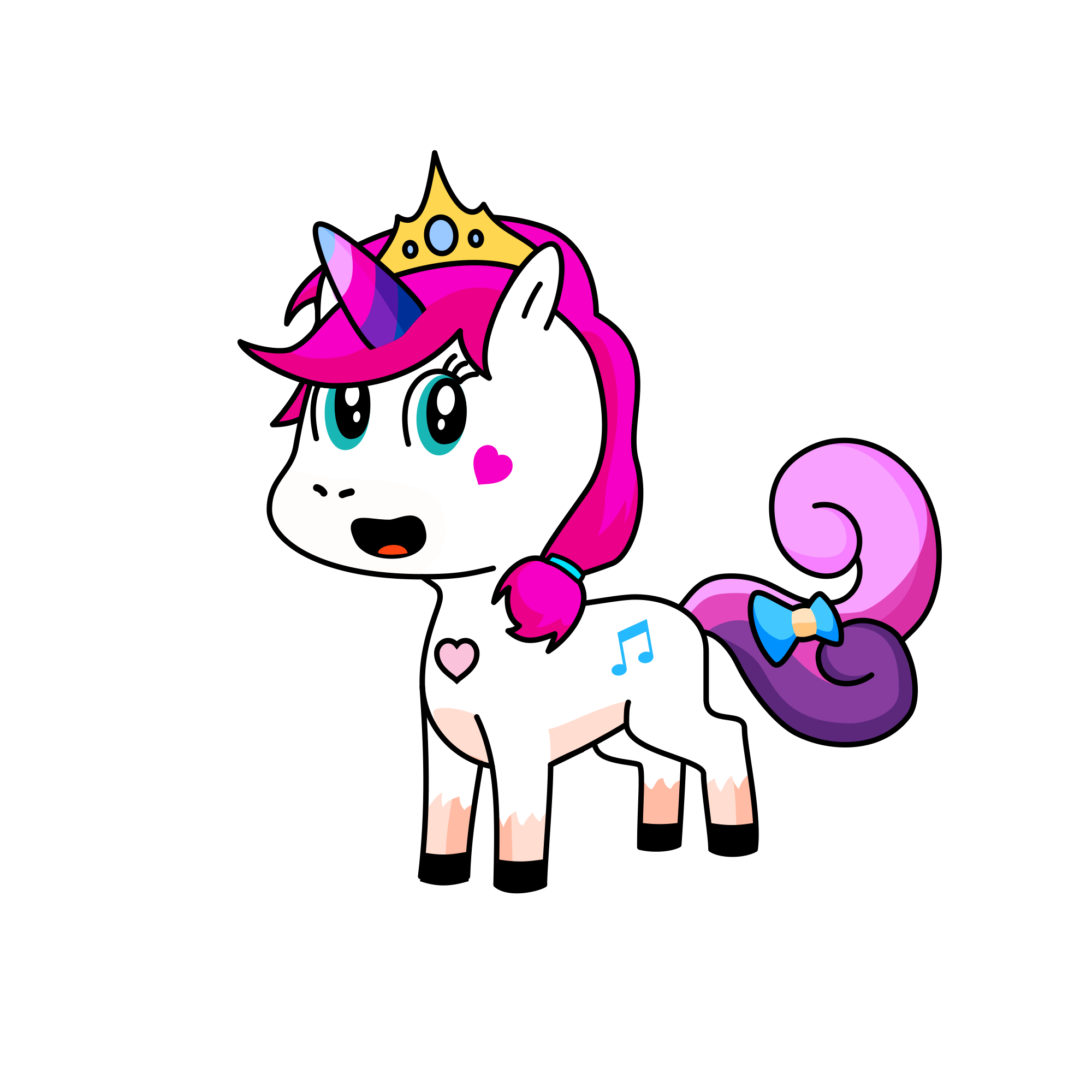 Melody- The unicorn of song, the unicorn