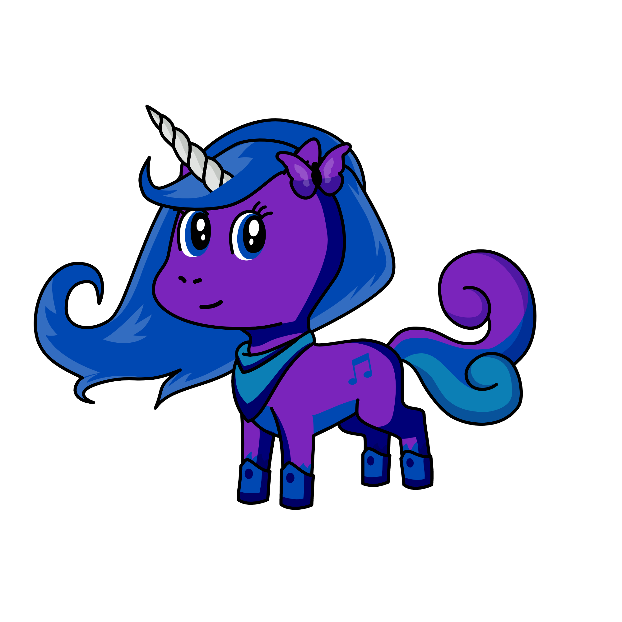 Midnight, the unicorn