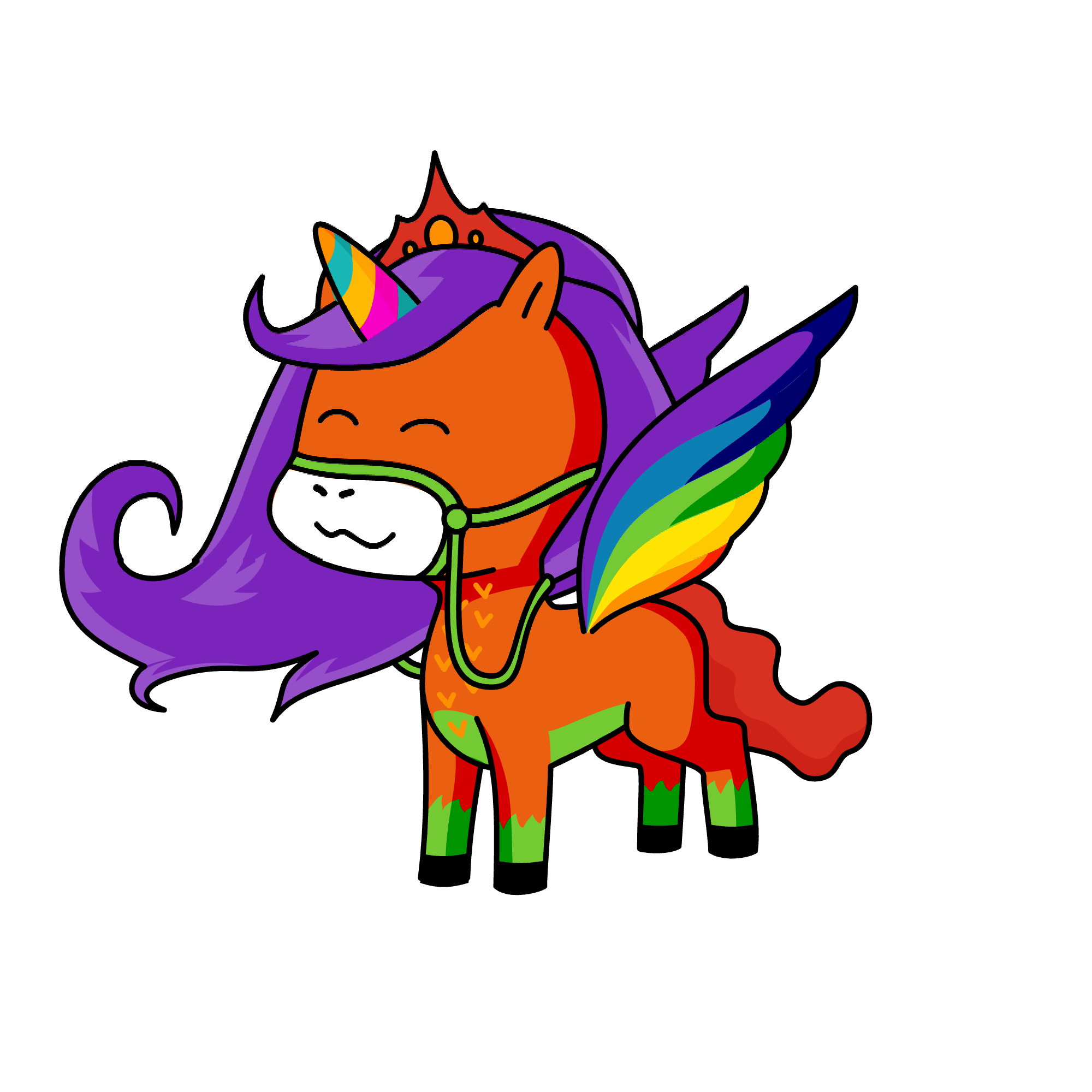 Pasty, the unicorn