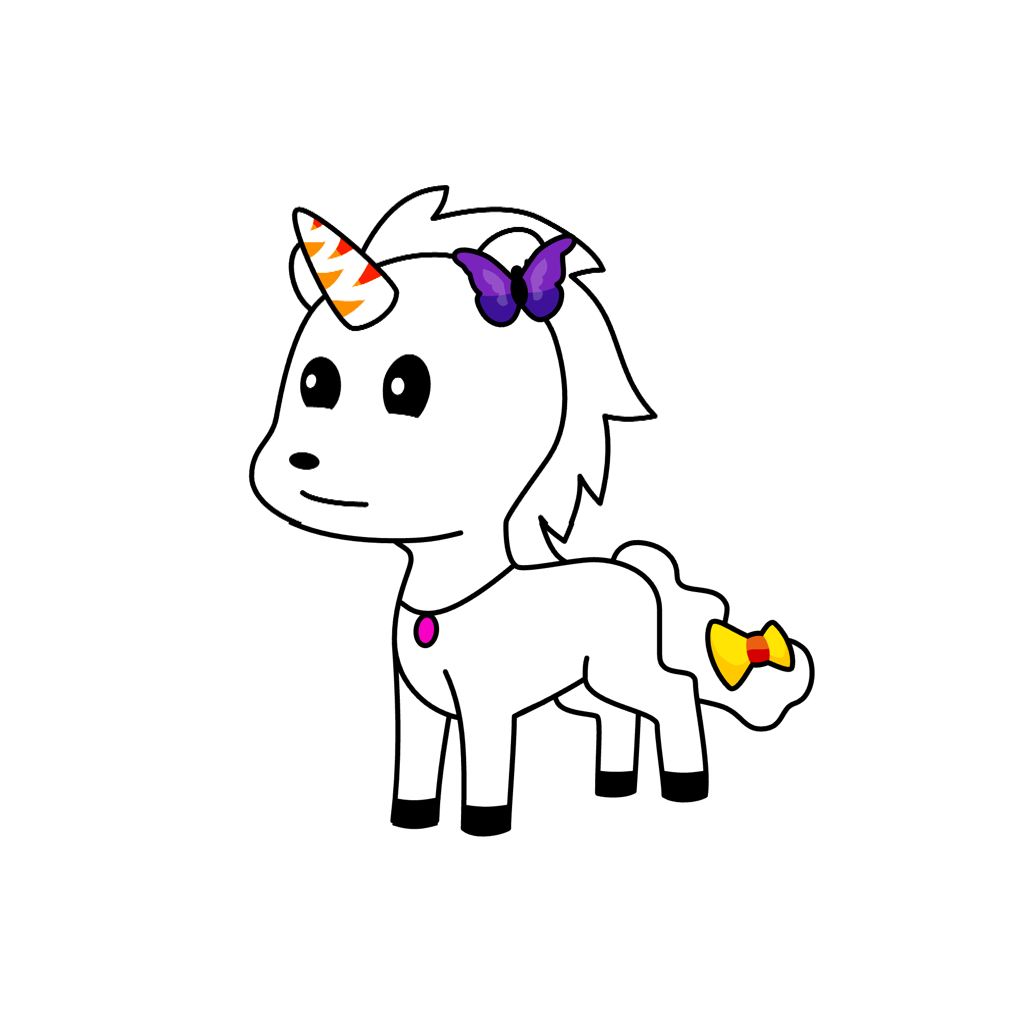 H, the unicorn