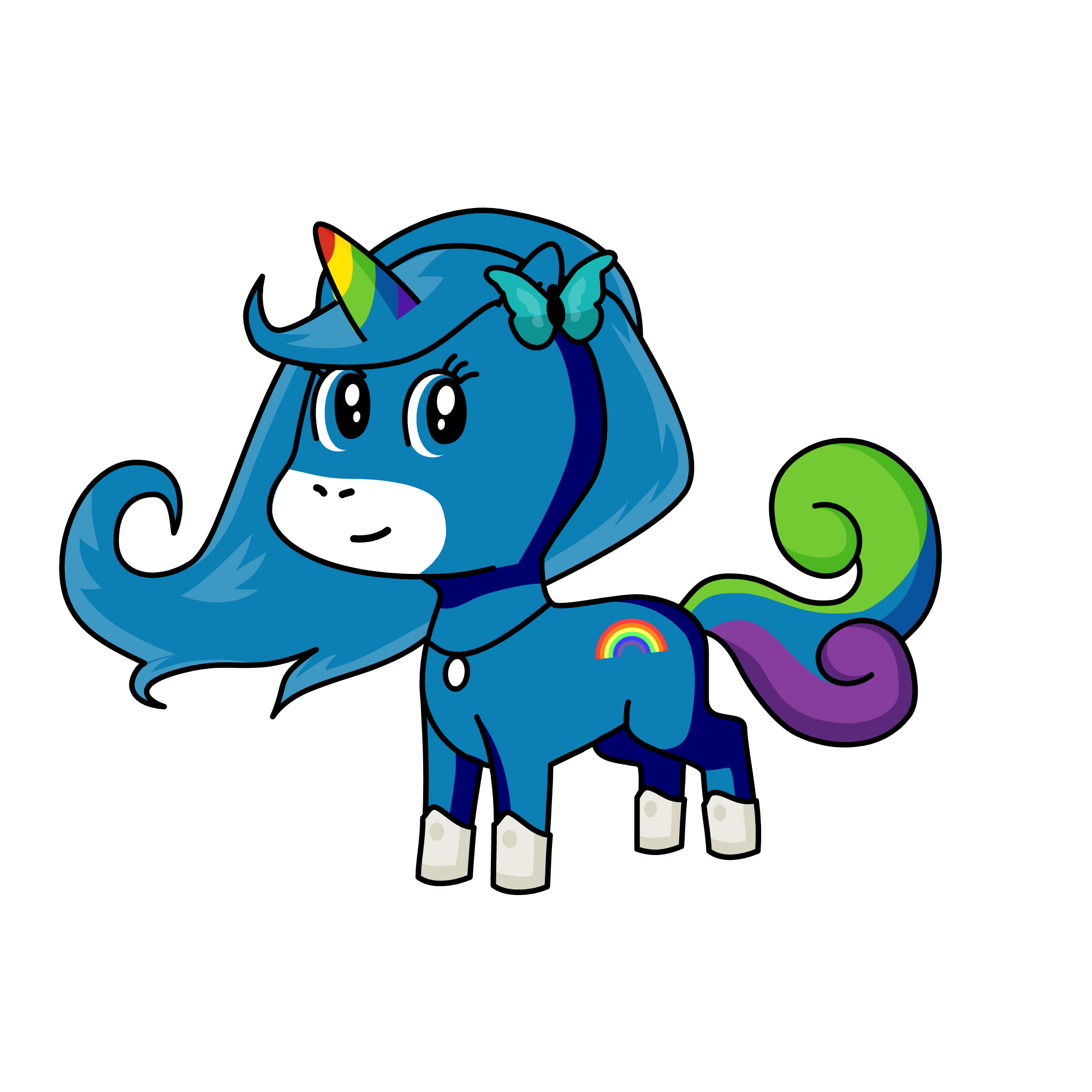 rainbow, the unicorn