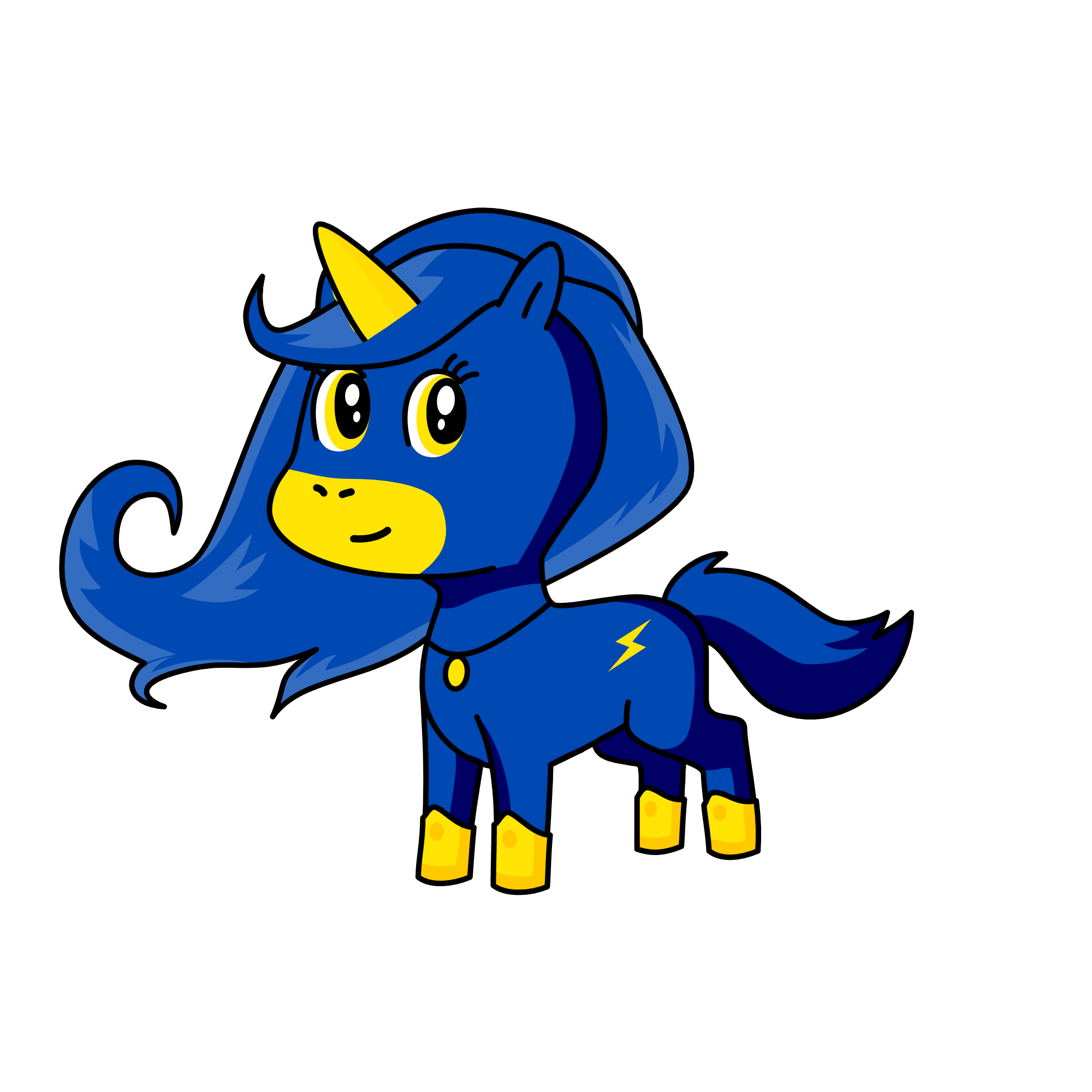 moon, the unicorn