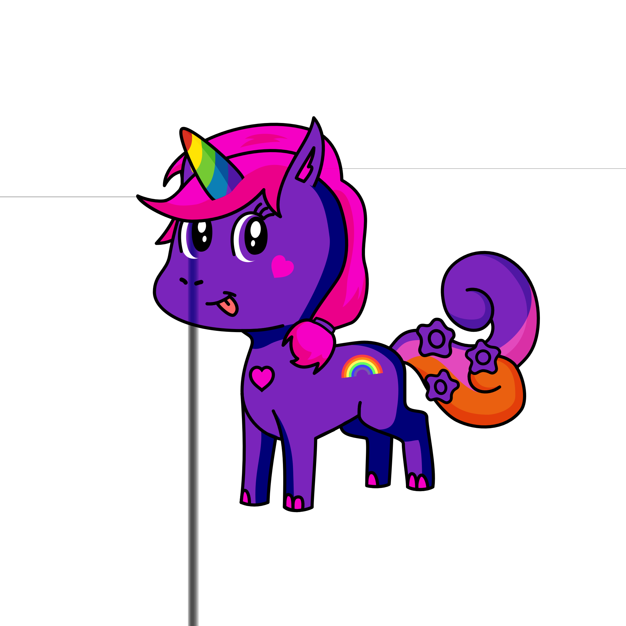 Catia, the unicorn