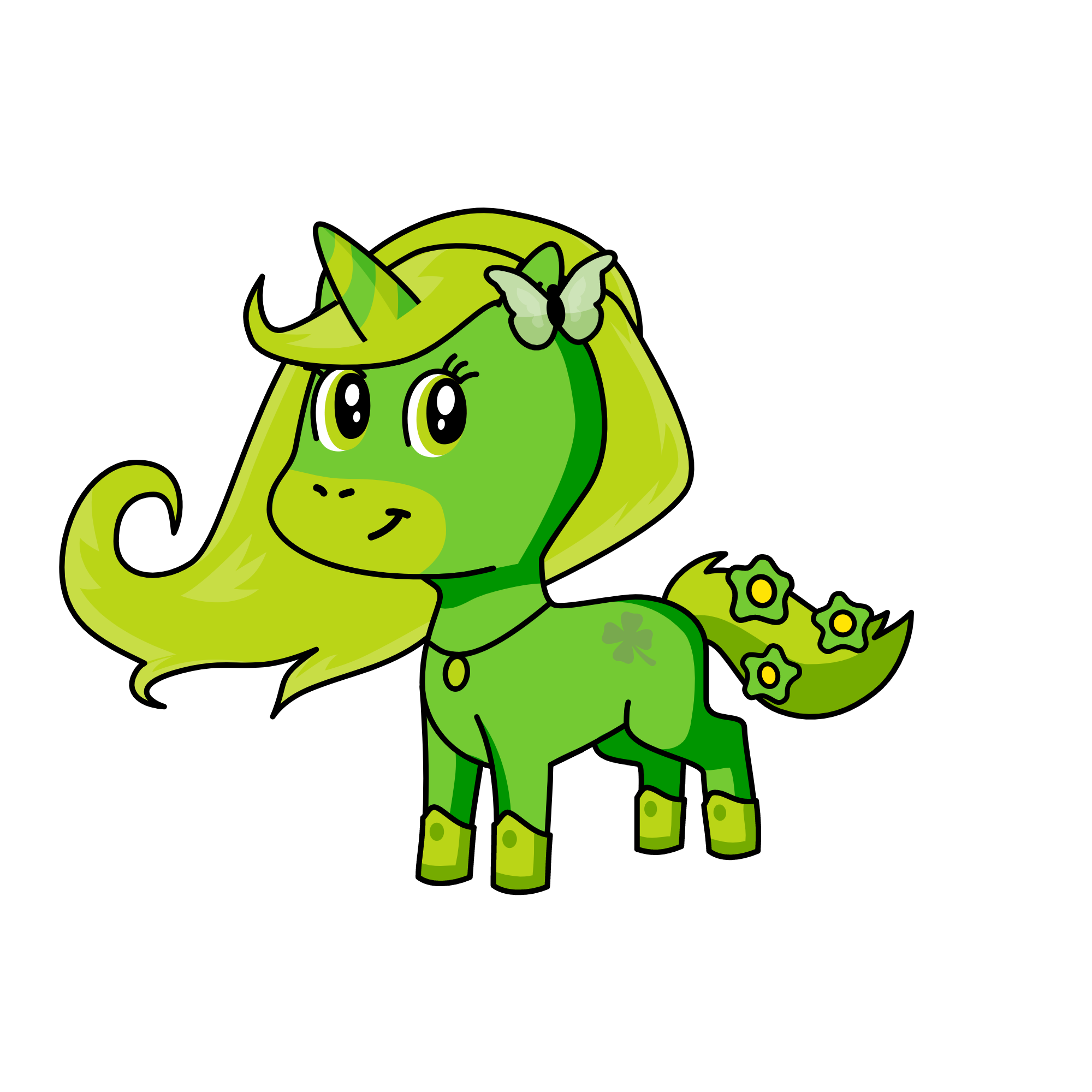 grass, the unicorn